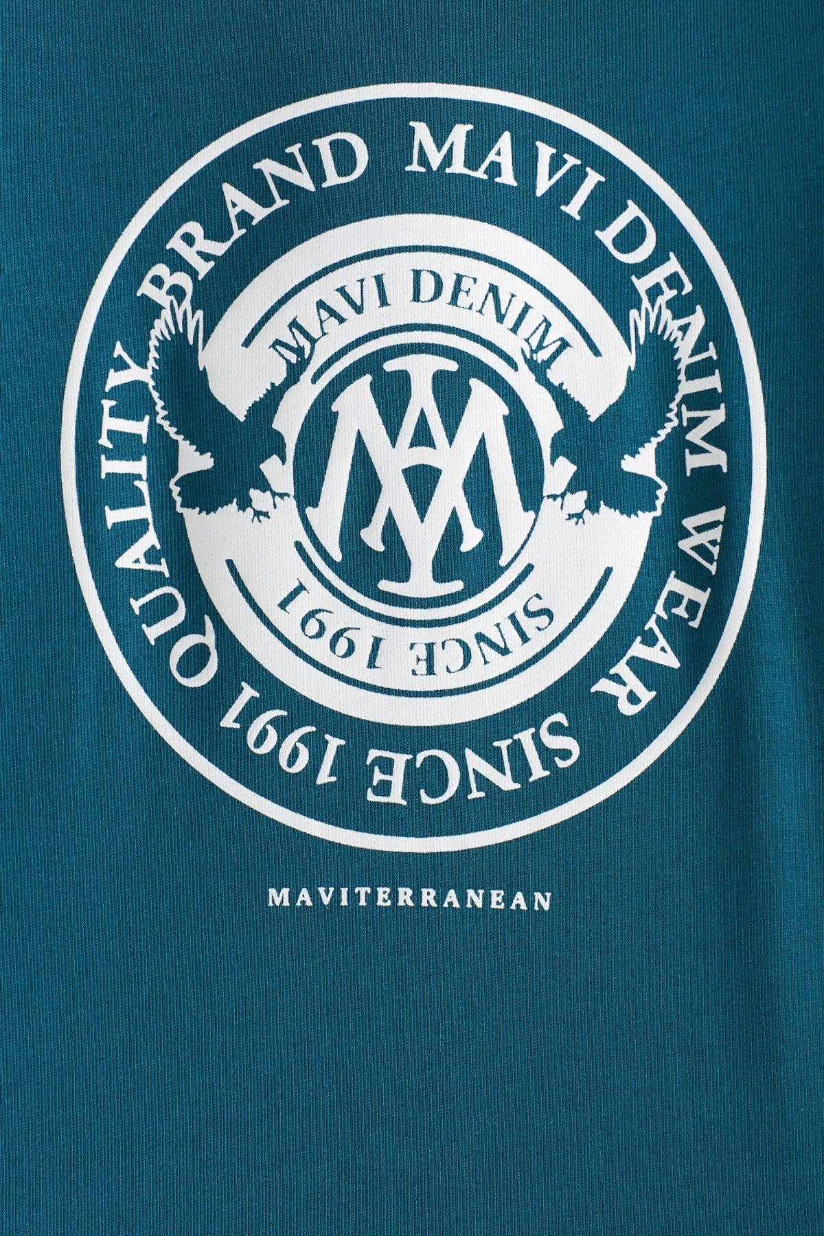 065169-30708NEBIMV3NEBIMV3|065169-30708|STDMAVİ MAVİ BASKILI SWEATSHIRT petrol yeşili ERKEK SWEATSHIRT-STD