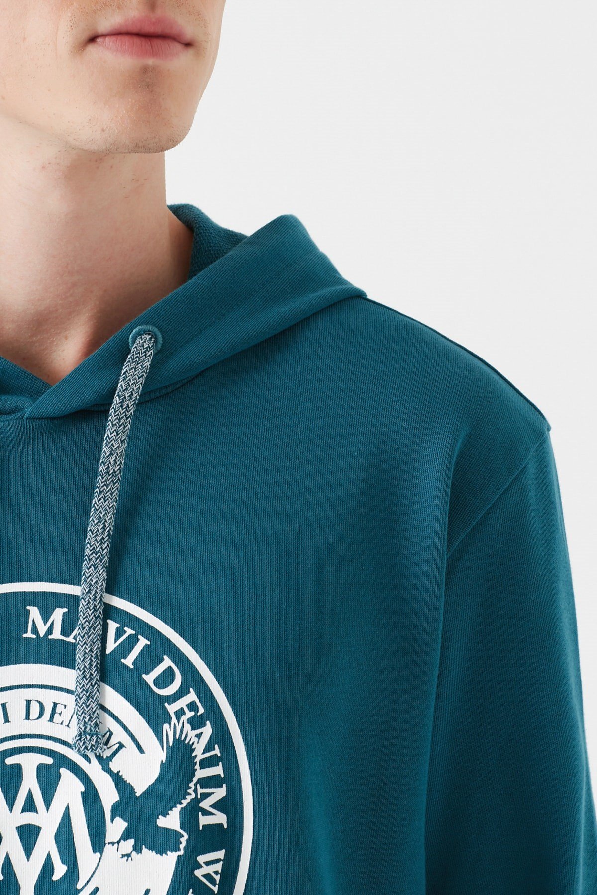 065169-30708NEBIMV3NEBIMV3|065169-30708|STDMAVİ MAVİ BASKILI SWEATSHIRT petrol yeşili ERKEK SWEATSHIRT-STD