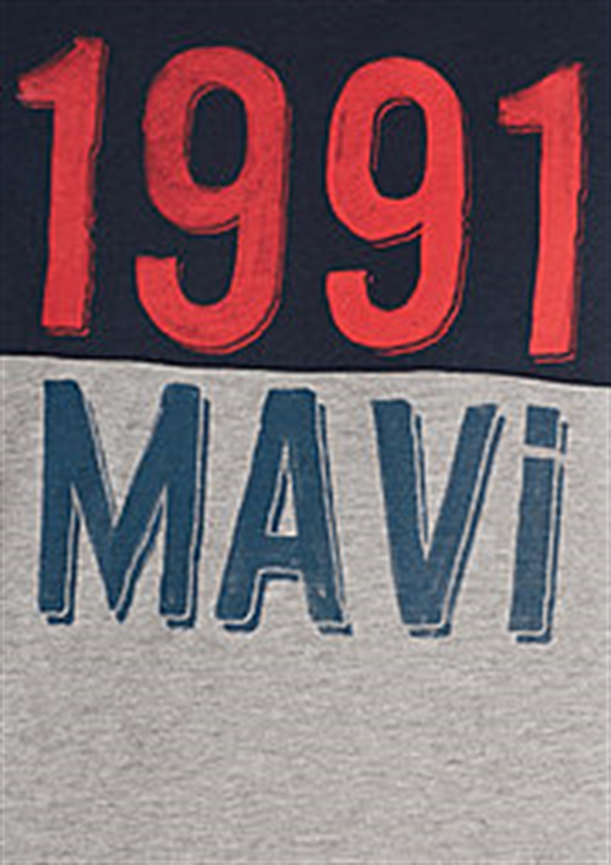 065651-28417MAVİ MAVİ BASKILI TİŞÖRT gece lacivert