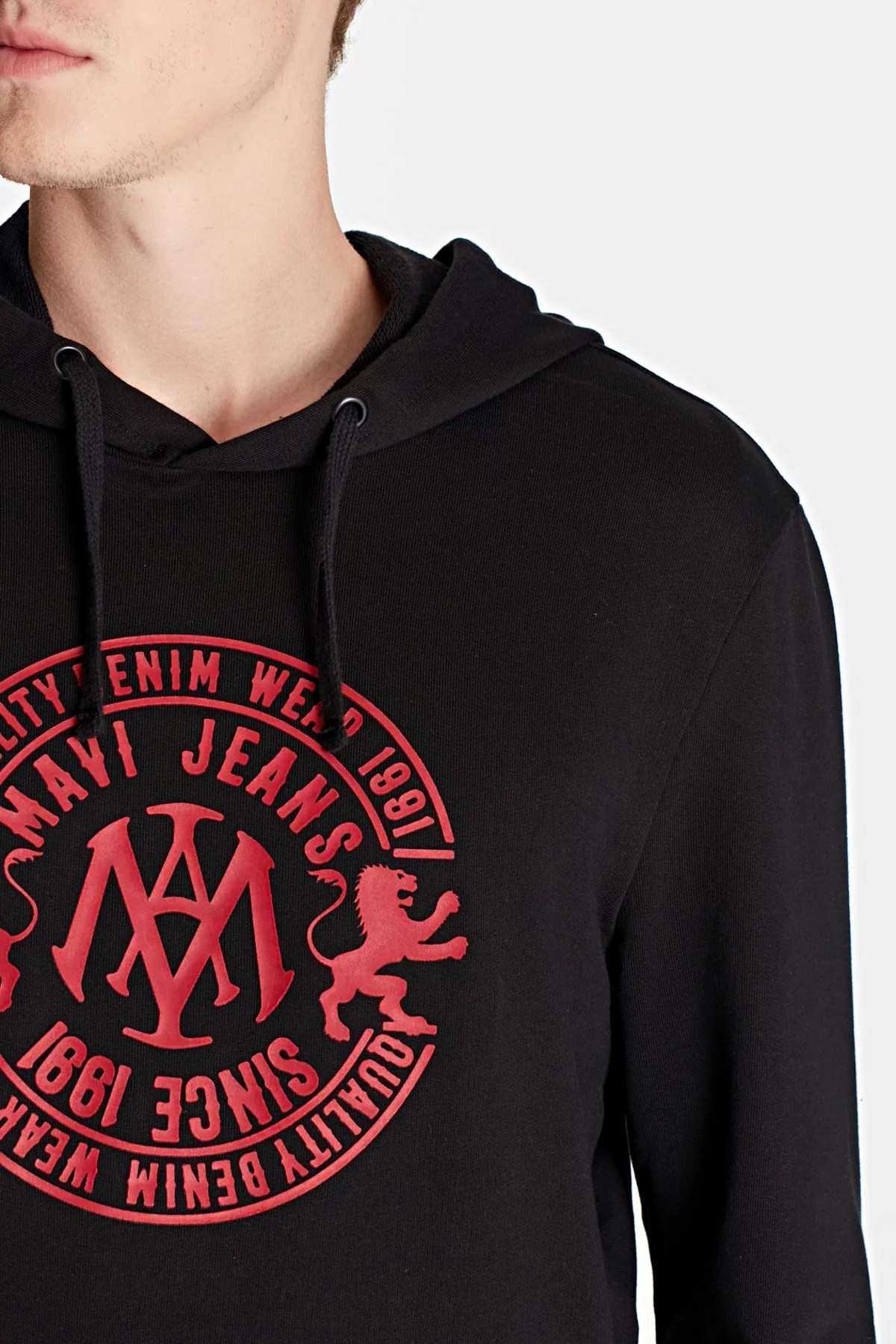 065784-900Mavi Mavi Logo Sweatshirt Siyah
