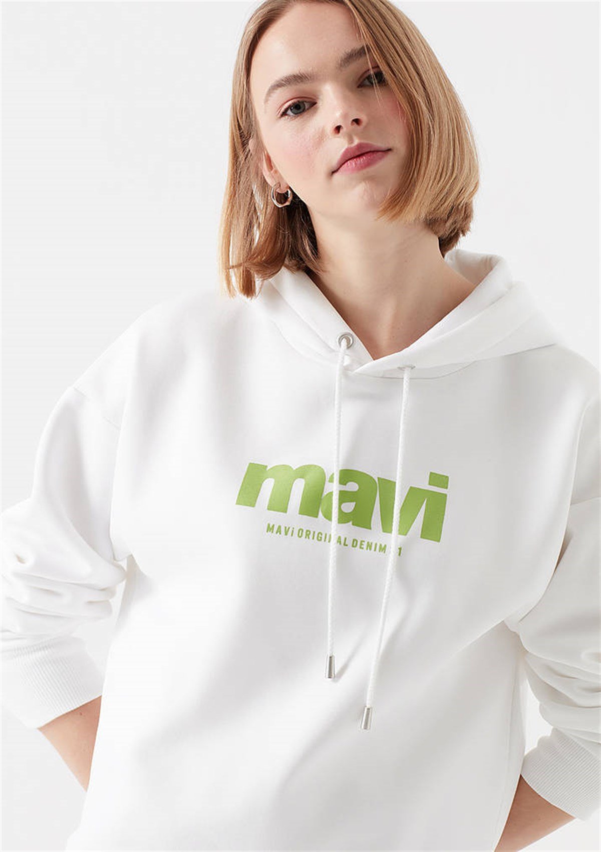168334-620Mavi Mavi Sweatshirt Beyaz