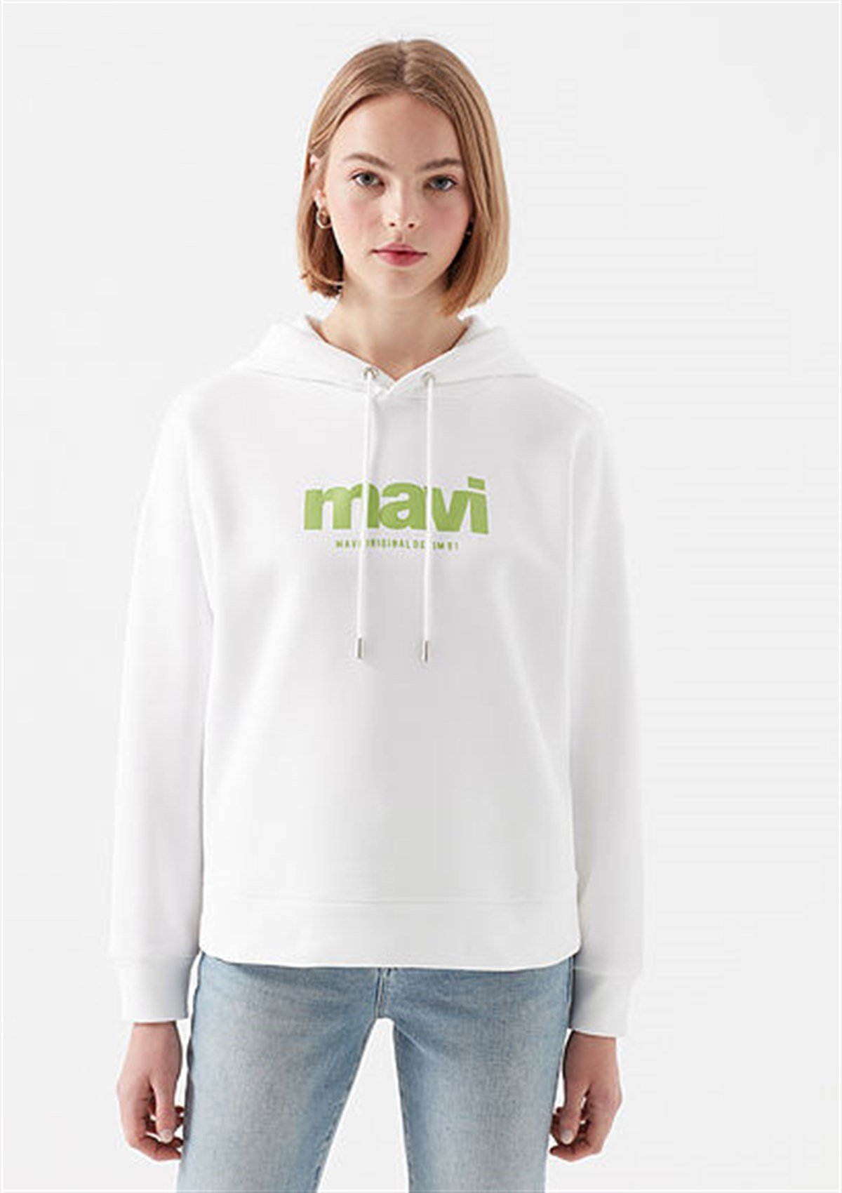 168334-620Mavi Mavi Sweatshirt Beyaz