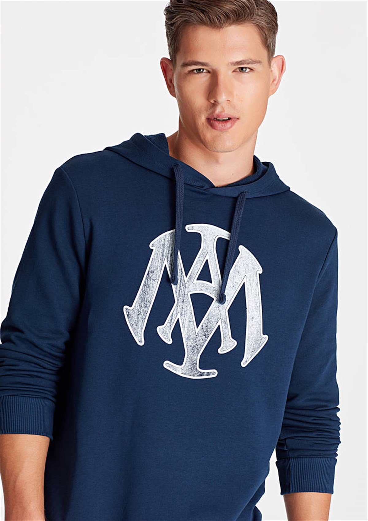 065753-29743NEBIMV3NEBIMV3|065753-29743|STDMAVİ MÜHÜR BASKILI SWEATSHIRT gece lacivert-STD