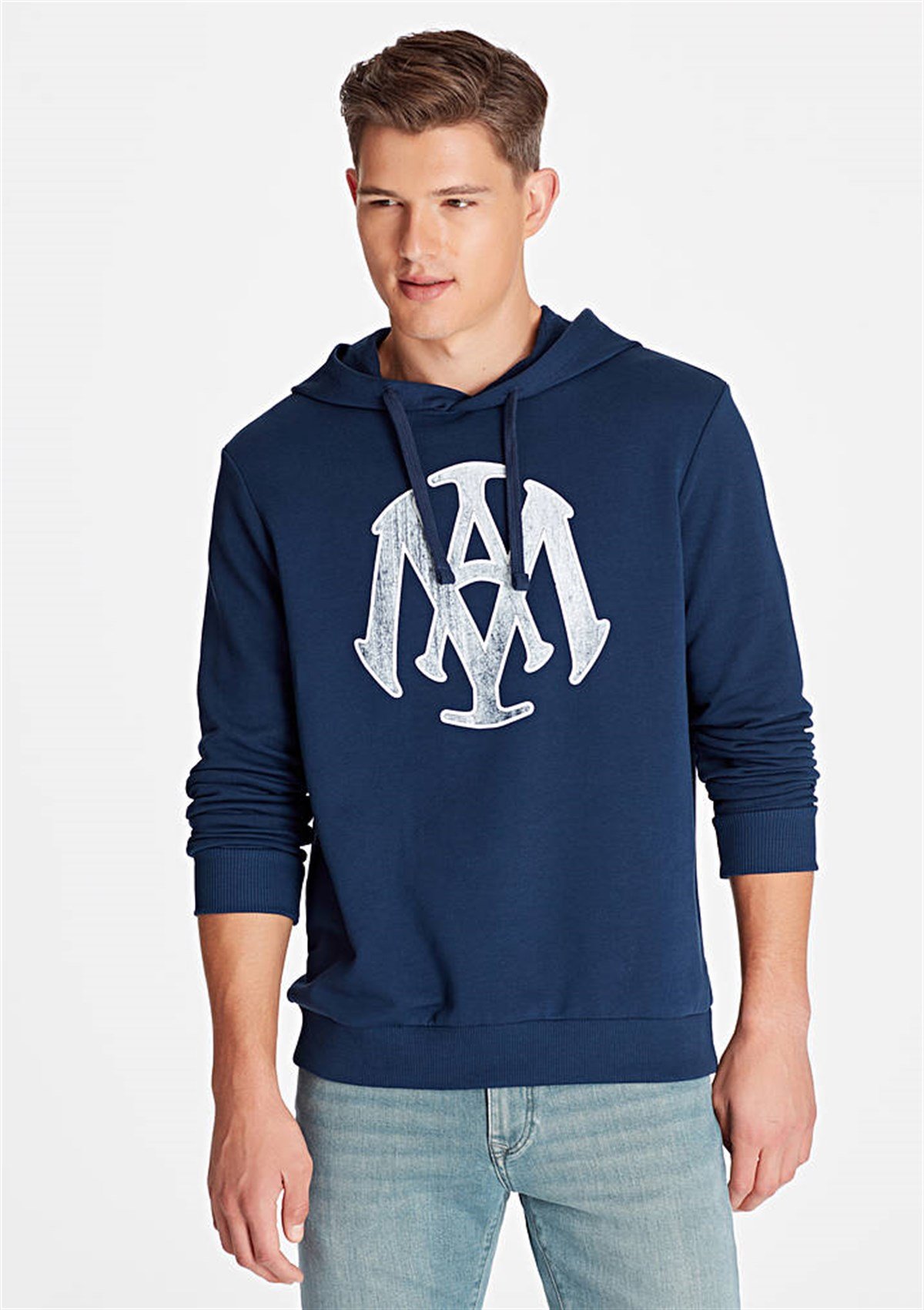 065753-29743NEBIMV3NEBIMV3|065753-29743|STDMAVİ MÜHÜR BASKILI SWEATSHIRT gece lacivert-STD