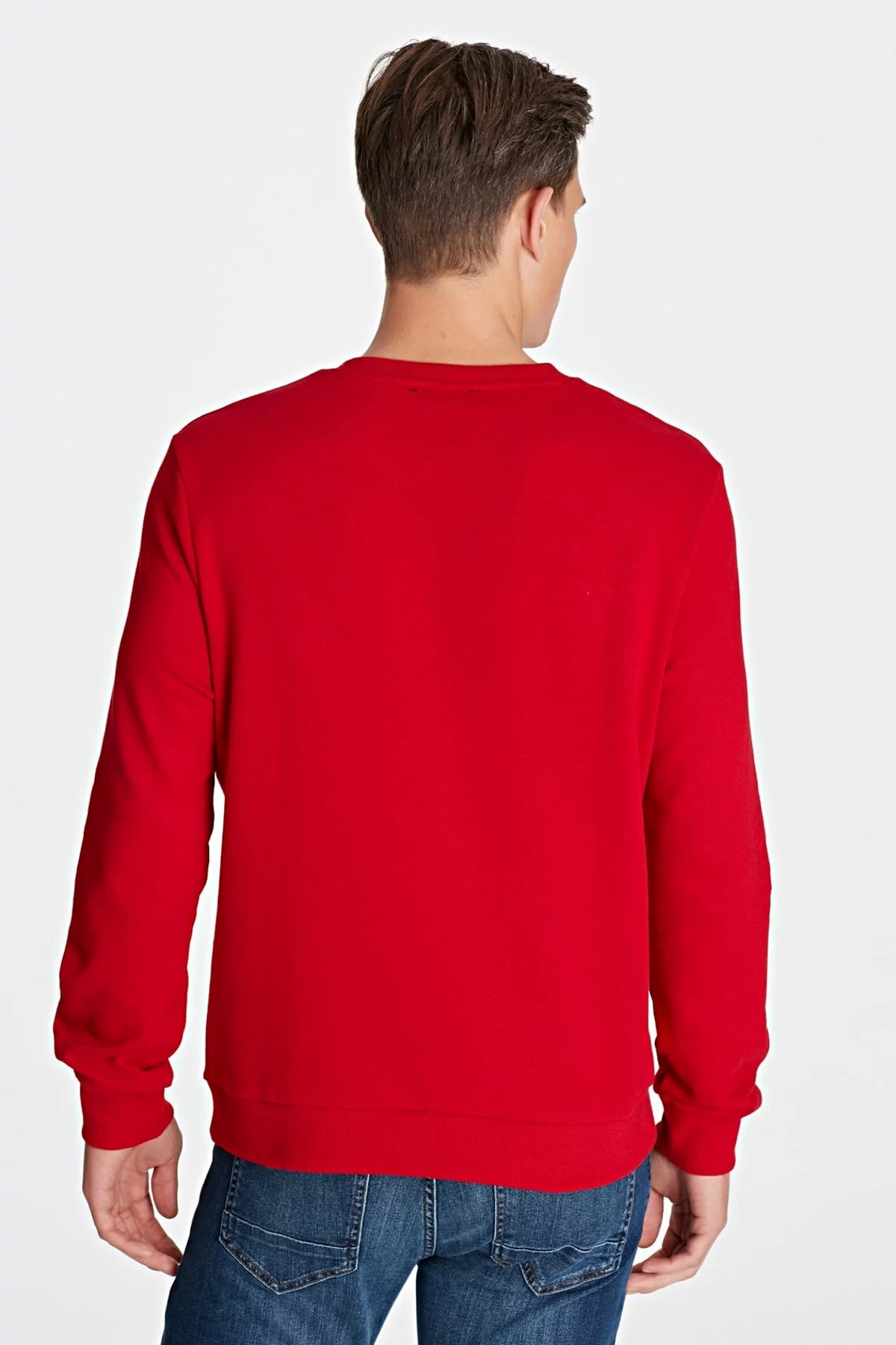 065751-29781Mavi Sweatshirt Kırmızı