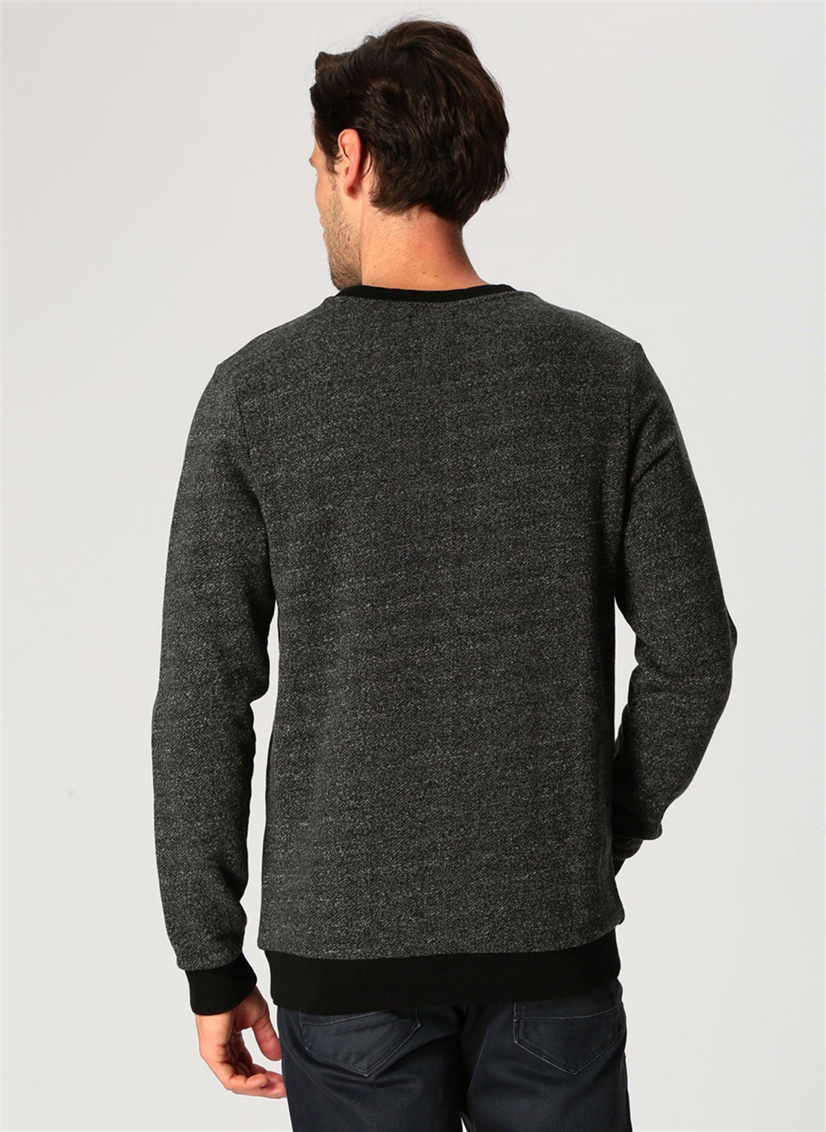 04-M00211-440NEBIMV3NEBIMV3|04-M00211-440|B08MUSTANG ERKEK SWEATSHİRT-Siyah