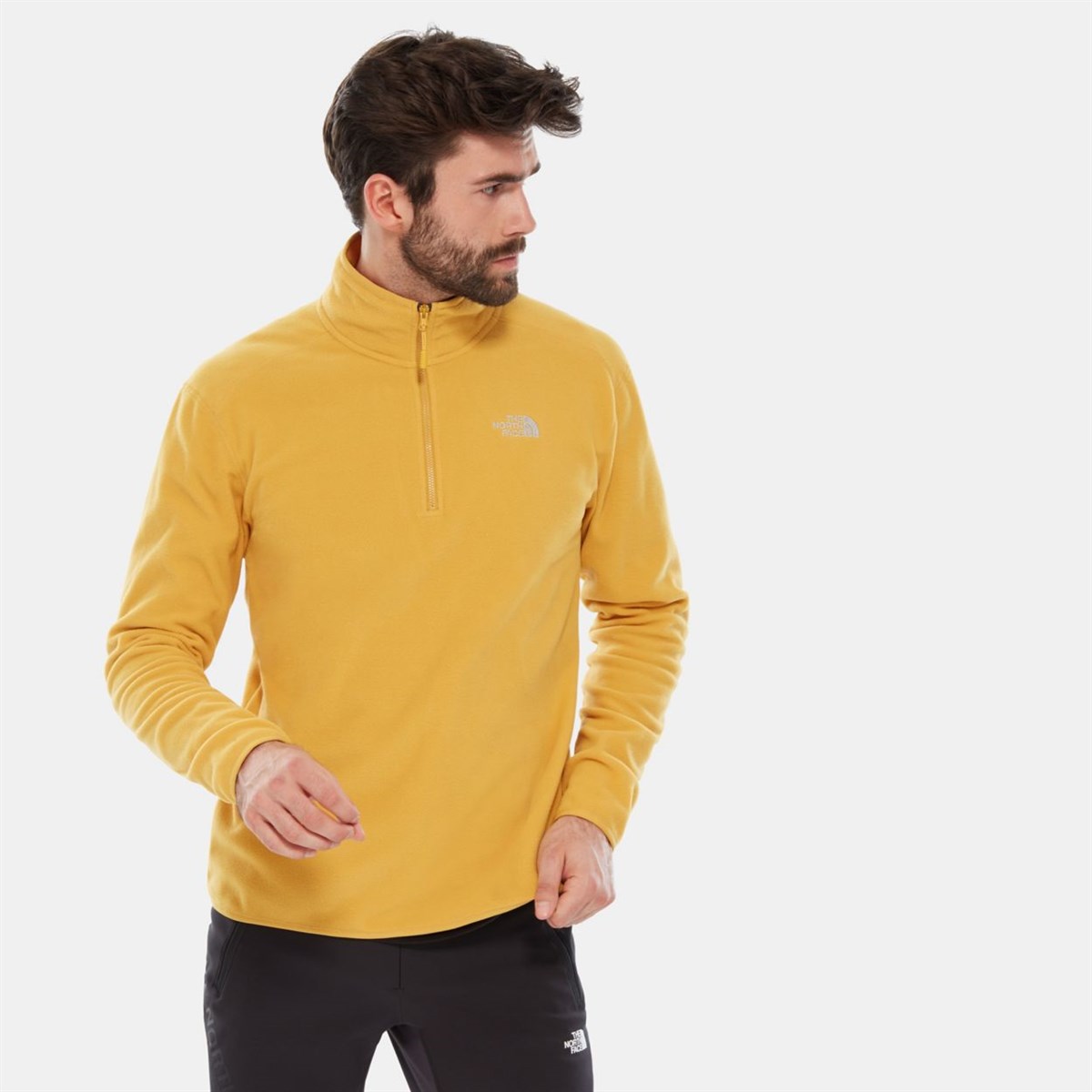 NF0A2UARCZ21NEBIMV3NEBIMV3|NF0A2UARCZ21|GOLDTNF M 100 GLACIER 1/4 ZI ERKEK SWEATSHIRT - NF0A2UARCZ21-GOLDENSPICE