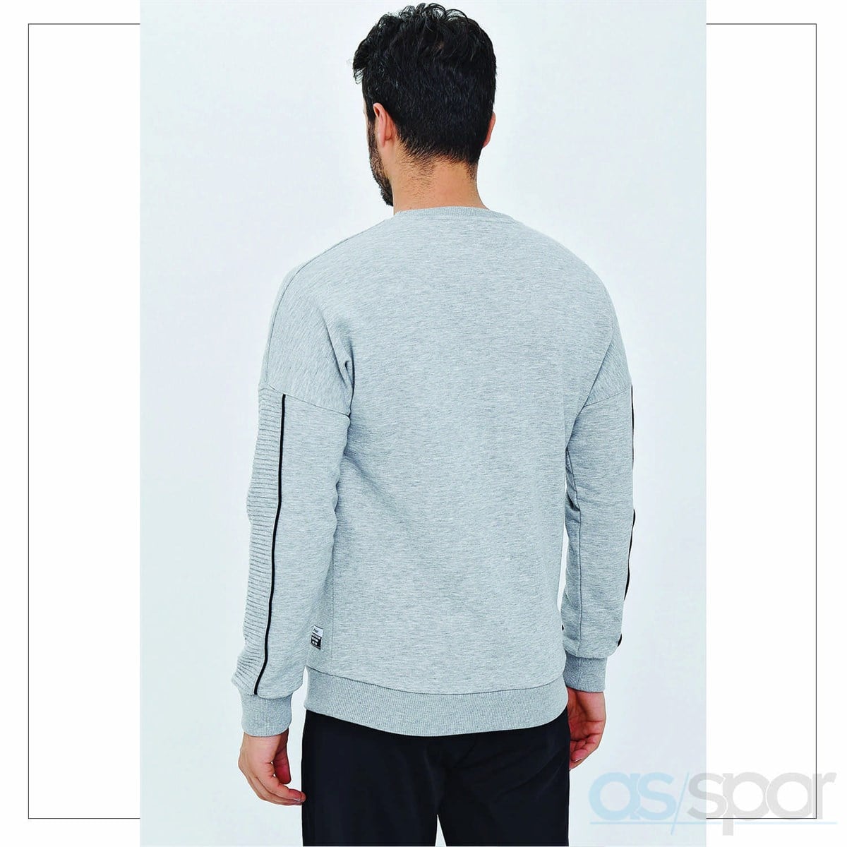 1119127Uhlsport Erkek Sweat Pamuk B.Yaka Check M