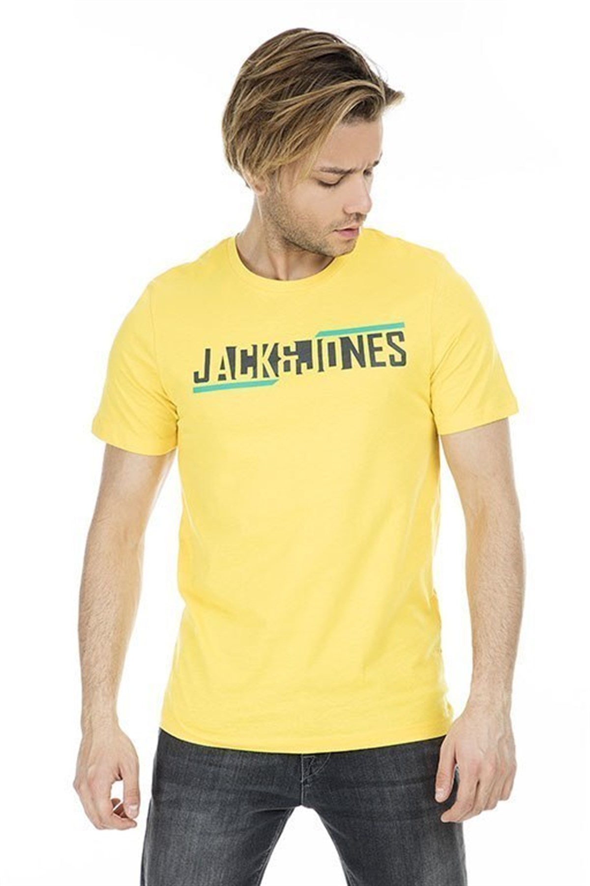 12152862NEBIMV3NEBIMV3|12152862|SARIJACK & JONES JCOBOOST TEE SS CREW NECK ERKEK T-SHIRT-SARI