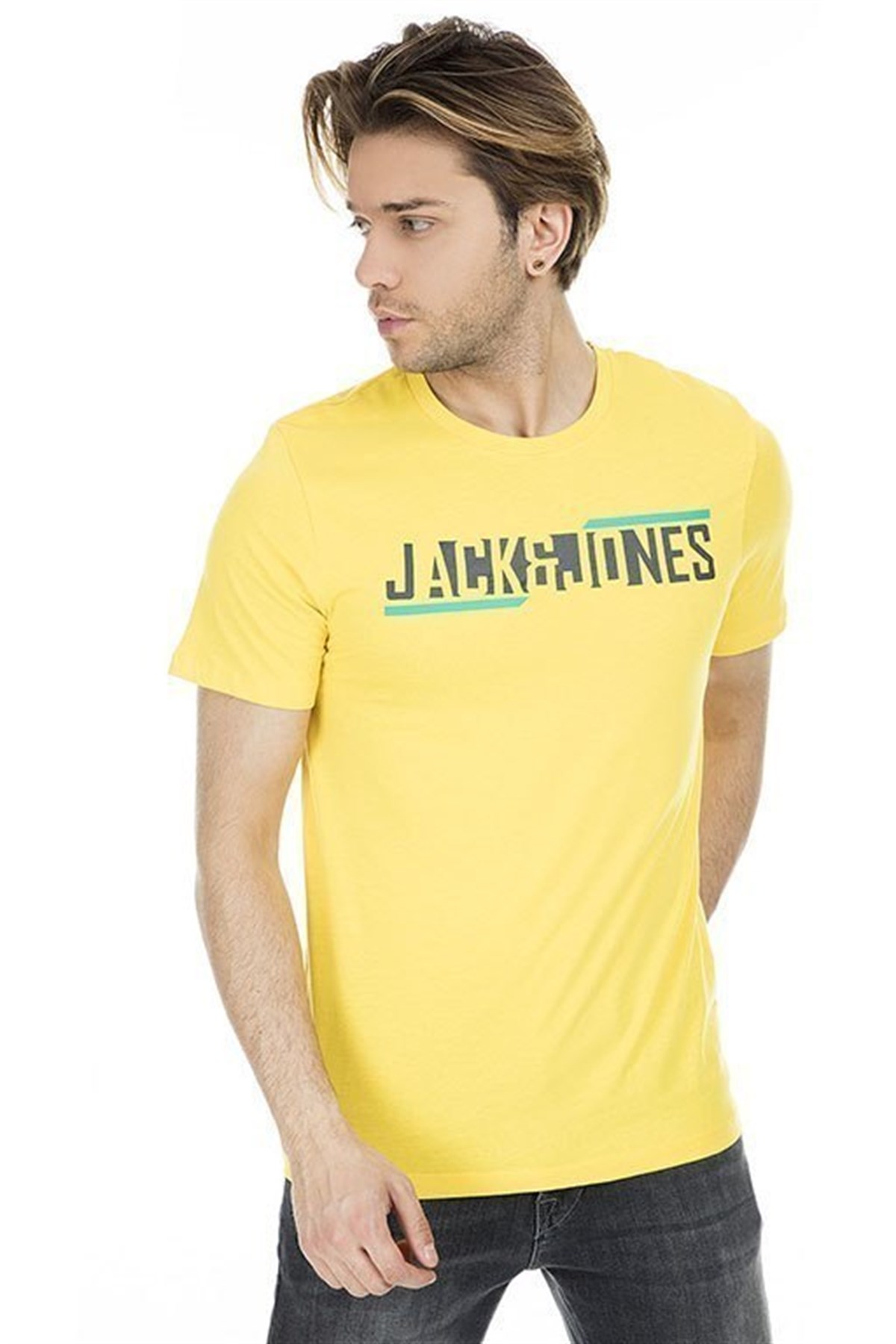 12152862NEBIMV3NEBIMV3|12152862|SARIJACK & JONES JCOBOOST TEE SS CREW NECK ERKEK T-SHIRT-SARI