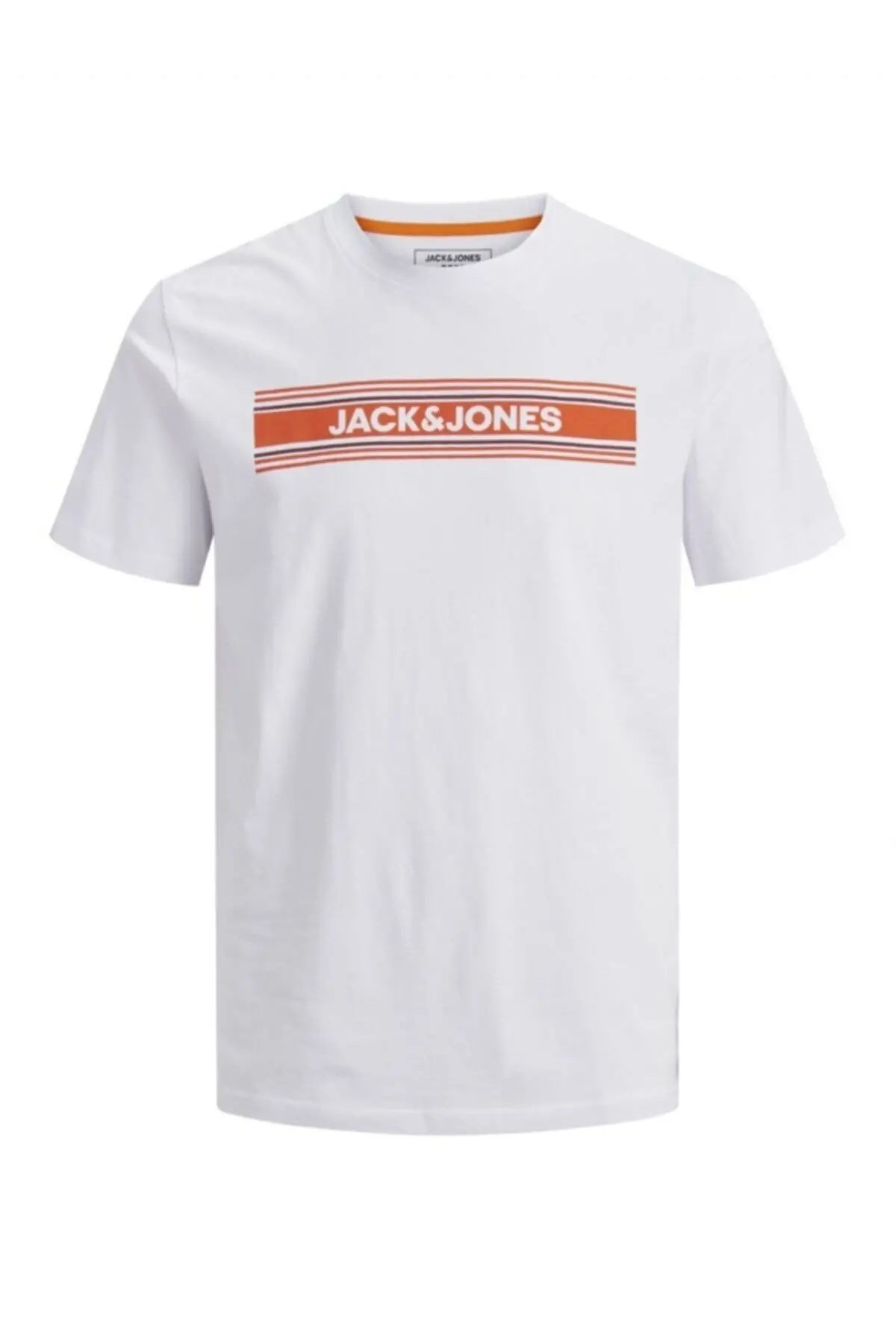 12171411Jack&Jones Jcosign Tee Ss Crew Neck Erkek T-Shirt