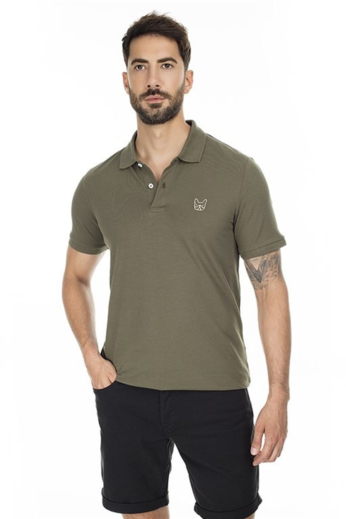 12171670Jack&Jones Jorcobana SS Erkek Polo T-Shirt-12171670