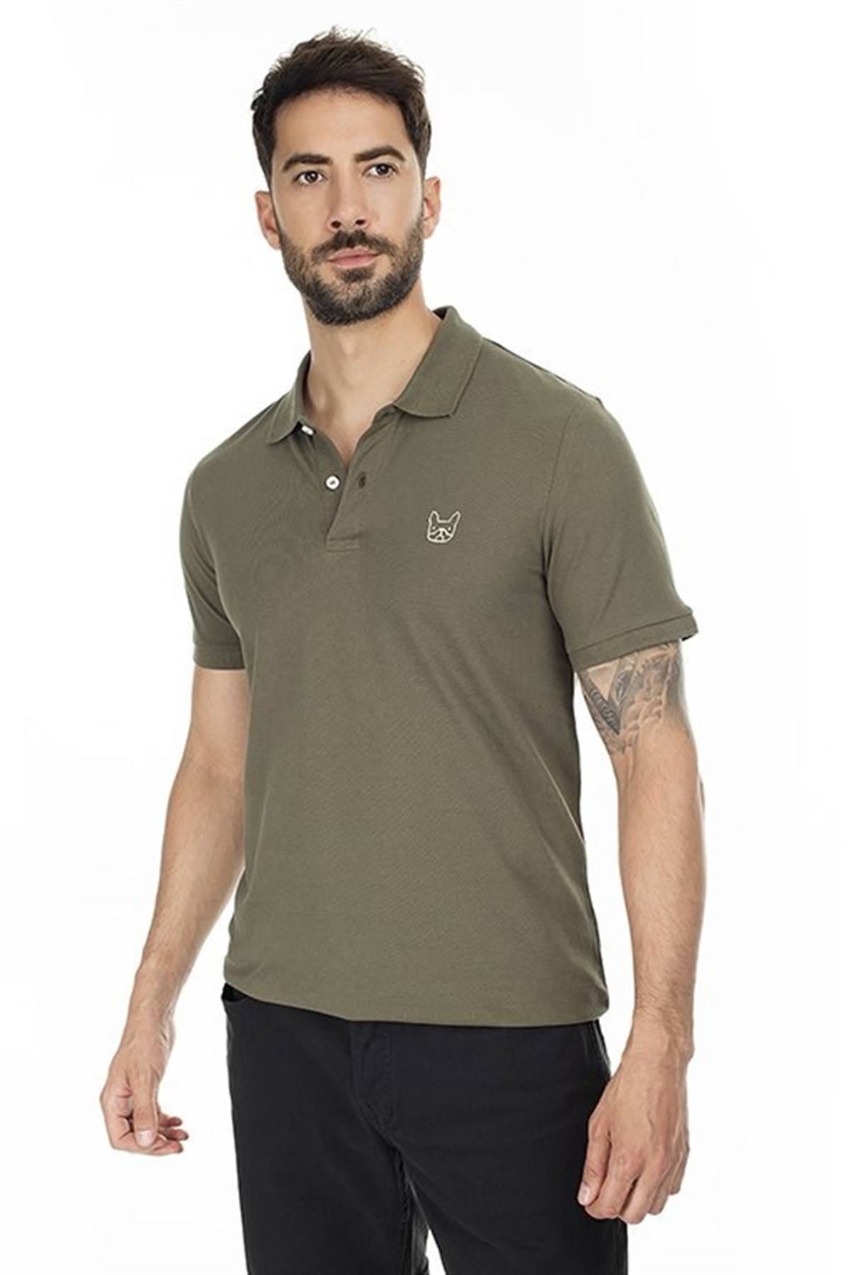12171670Jack&Jones Jorcobana SS Erkek Polo T-Shirt-12171670