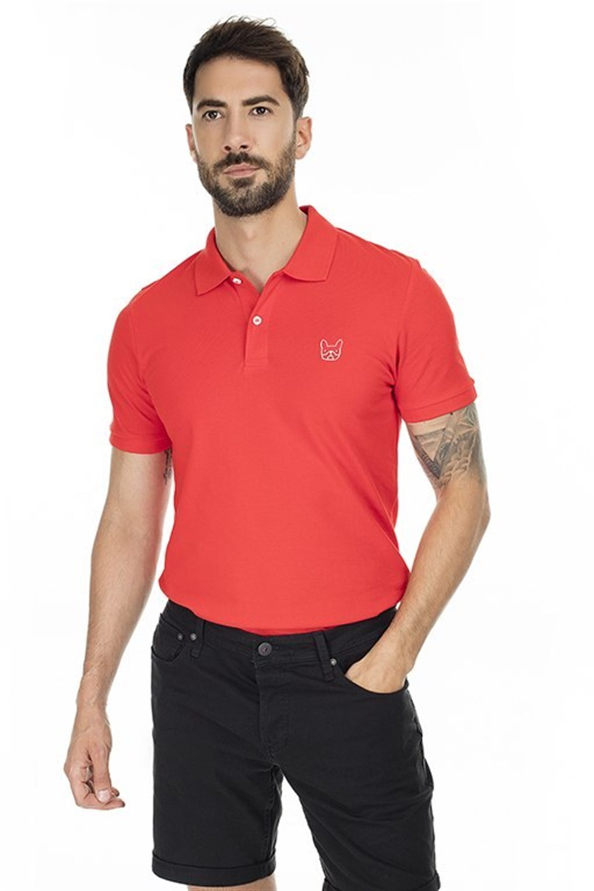 12171670Jack&Jones Jorcobana SS Erkek Polo T-Shirt-12171670