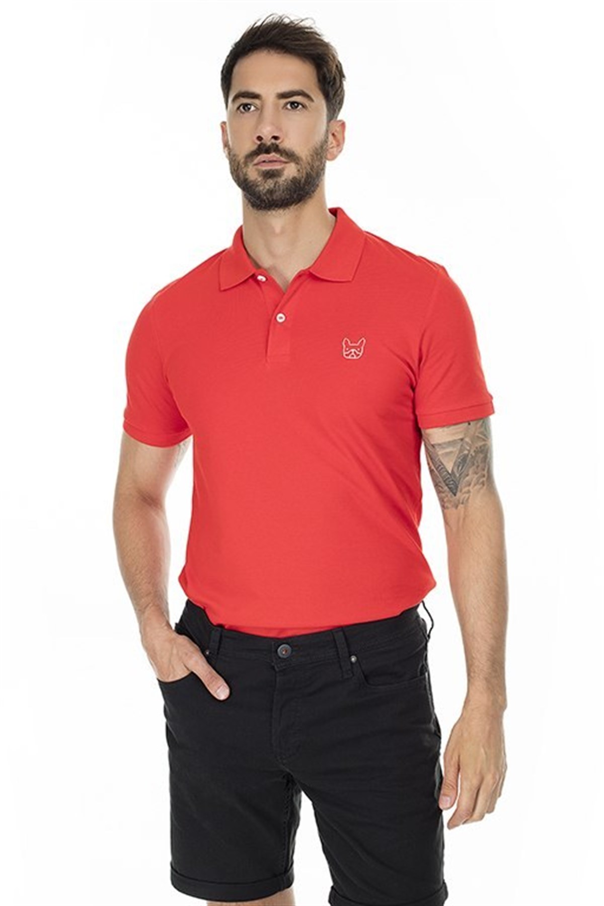 12171670Jack&Jones Jorcobana SS Erkek Polo T-Shirt-12171670