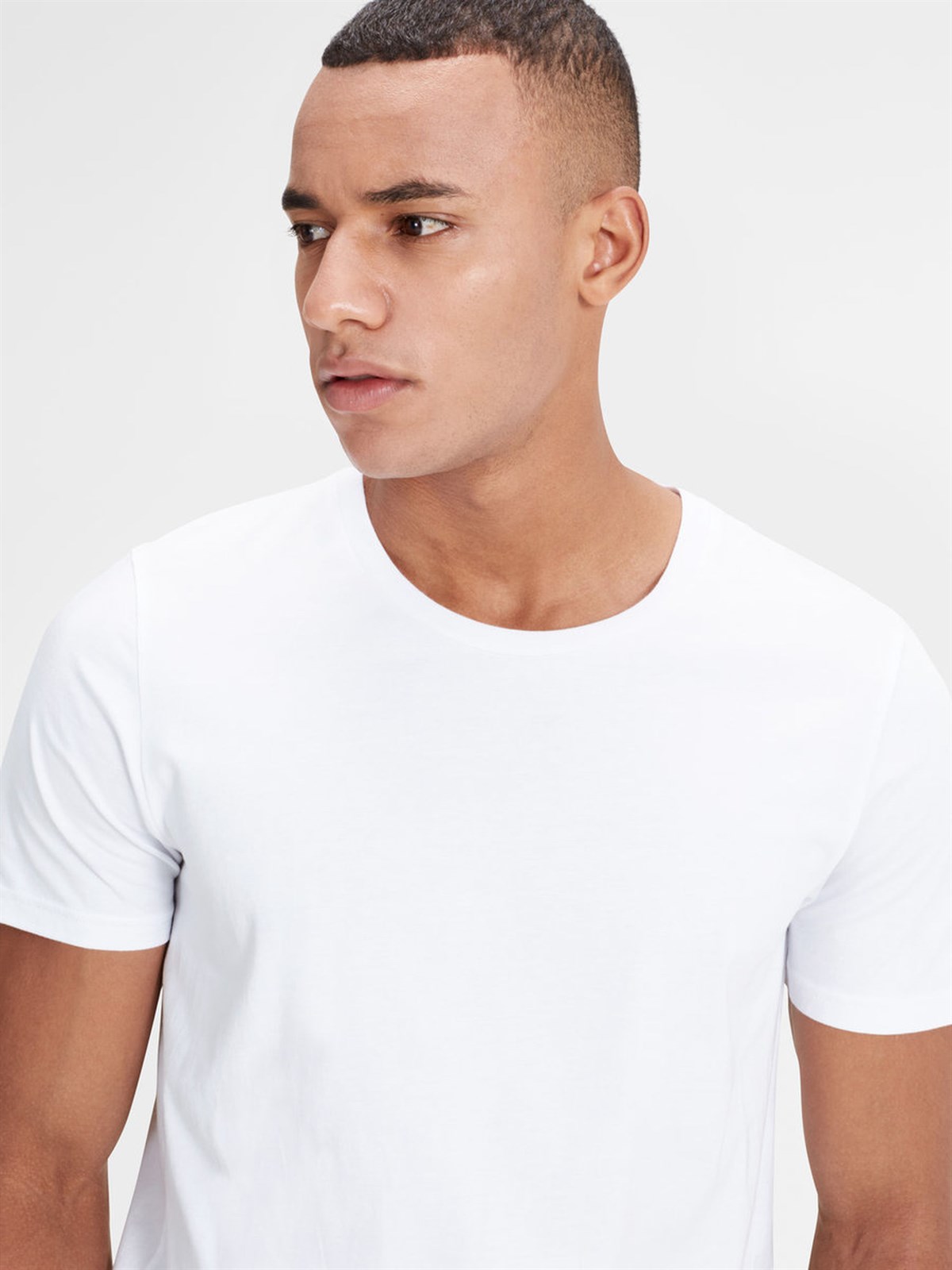12127968NEBIMV3NEBIMV3|12127968|WhiteJACK & JONES JACPIMA BASIC TEE CREW NECK SS ERKEK T-SHIRT-White