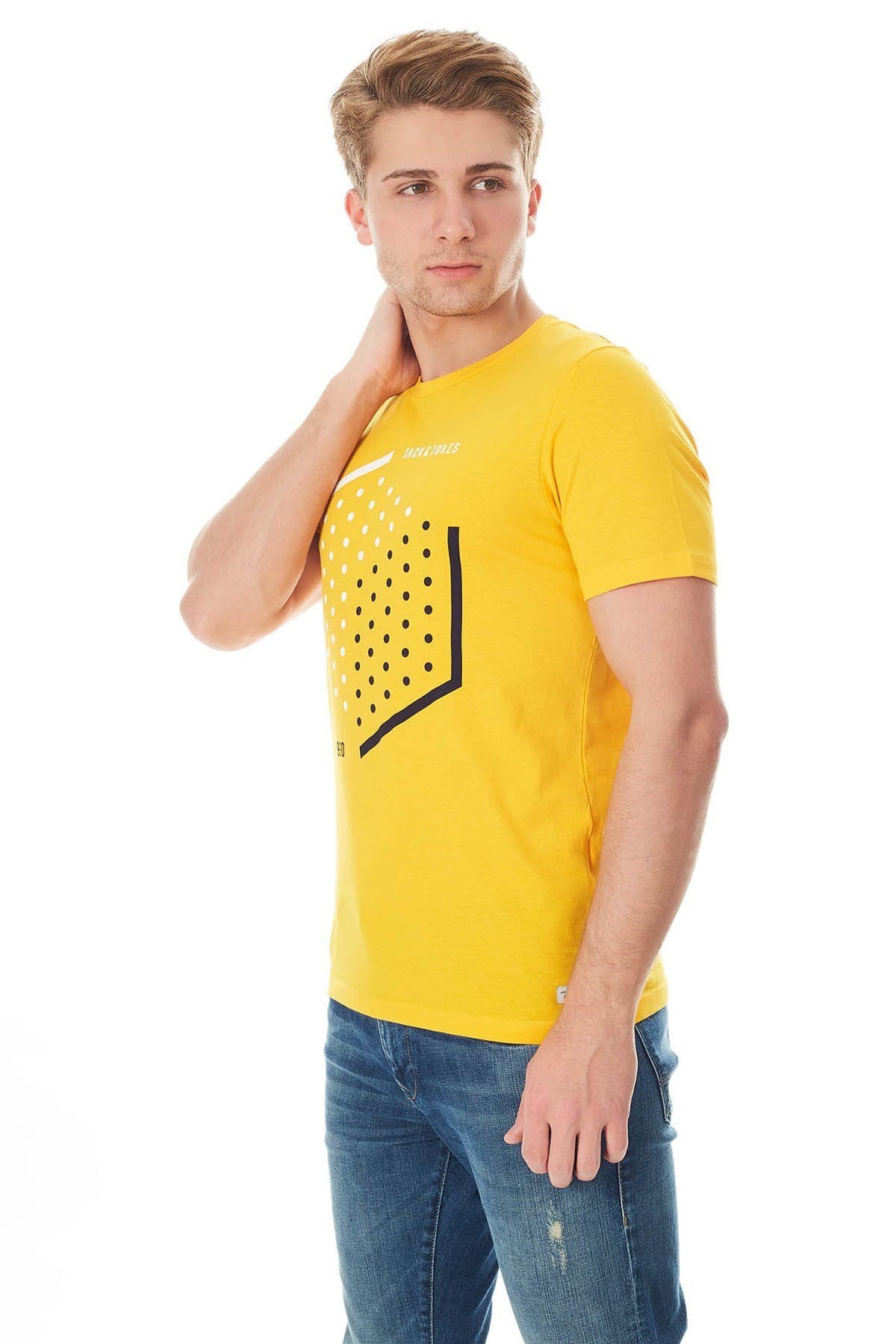 12149273Jack & Jones Jcoboost Tee Ss Crew Neck Erkek Tişört