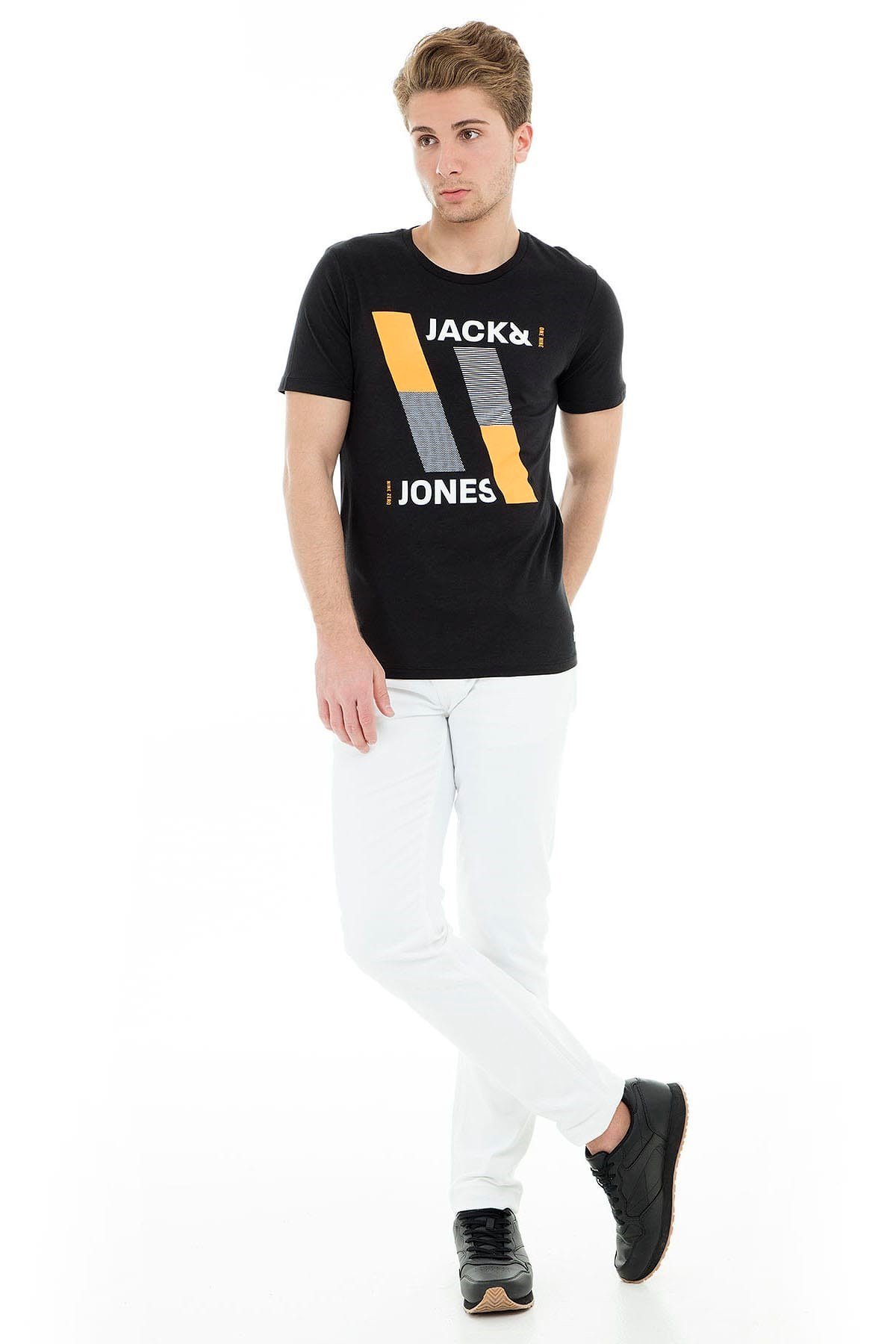 12149273Jack & Jones Jcoboost Tee Ss Crew Neck Erkek Tişört