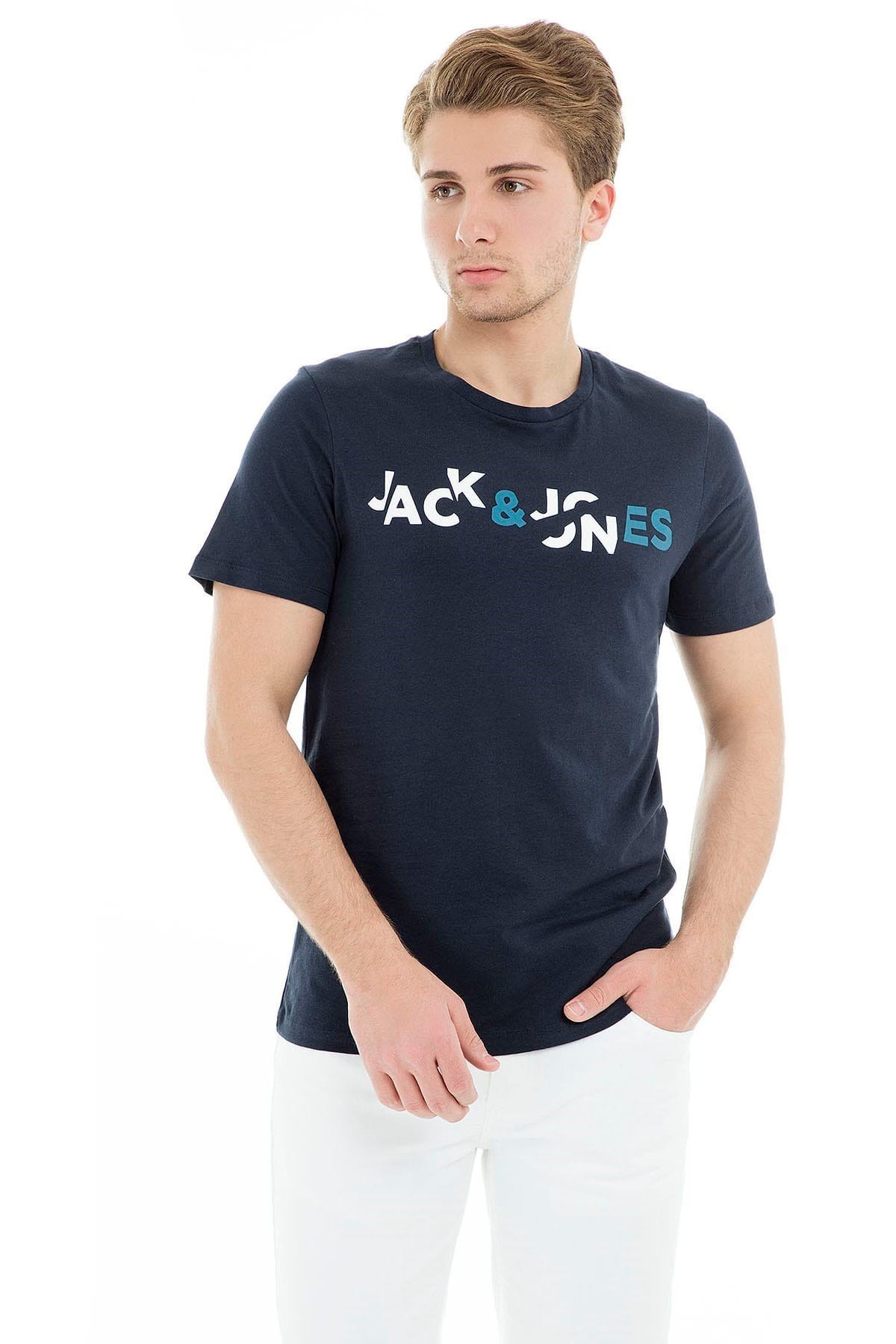 12149273Jack & Jones Jcoboost Tee Ss Crew Neck Erkek Tişört