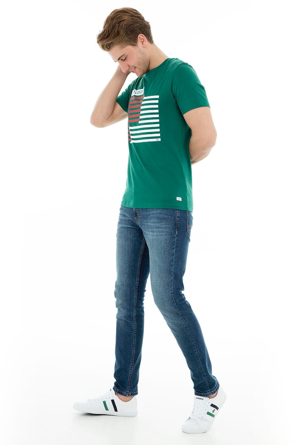 12149273Jack & Jones Jcoboost Tee Ss Crew Neck Erkek Tişört