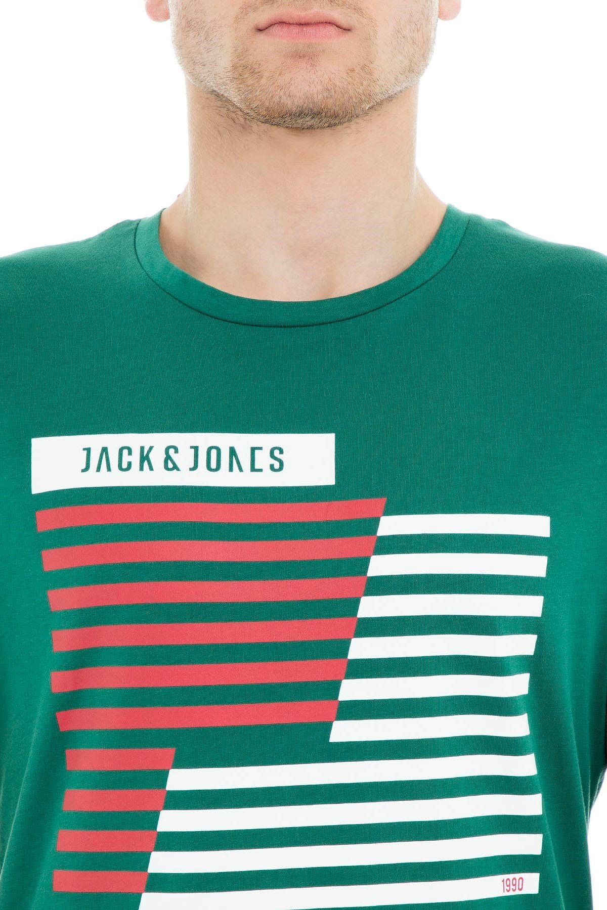 12149273Jack & Jones Jcoboost Tee Ss Crew Neck Erkek Tişört