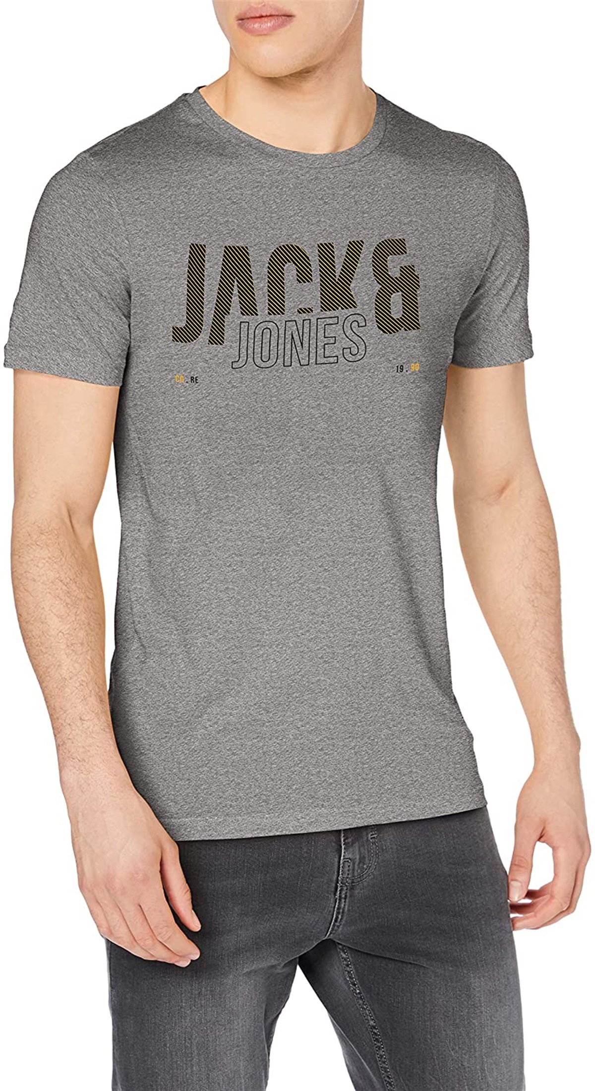 12149273Jack & Jones Jcoboost Tee Ss Crew Neck Erkek Tişört