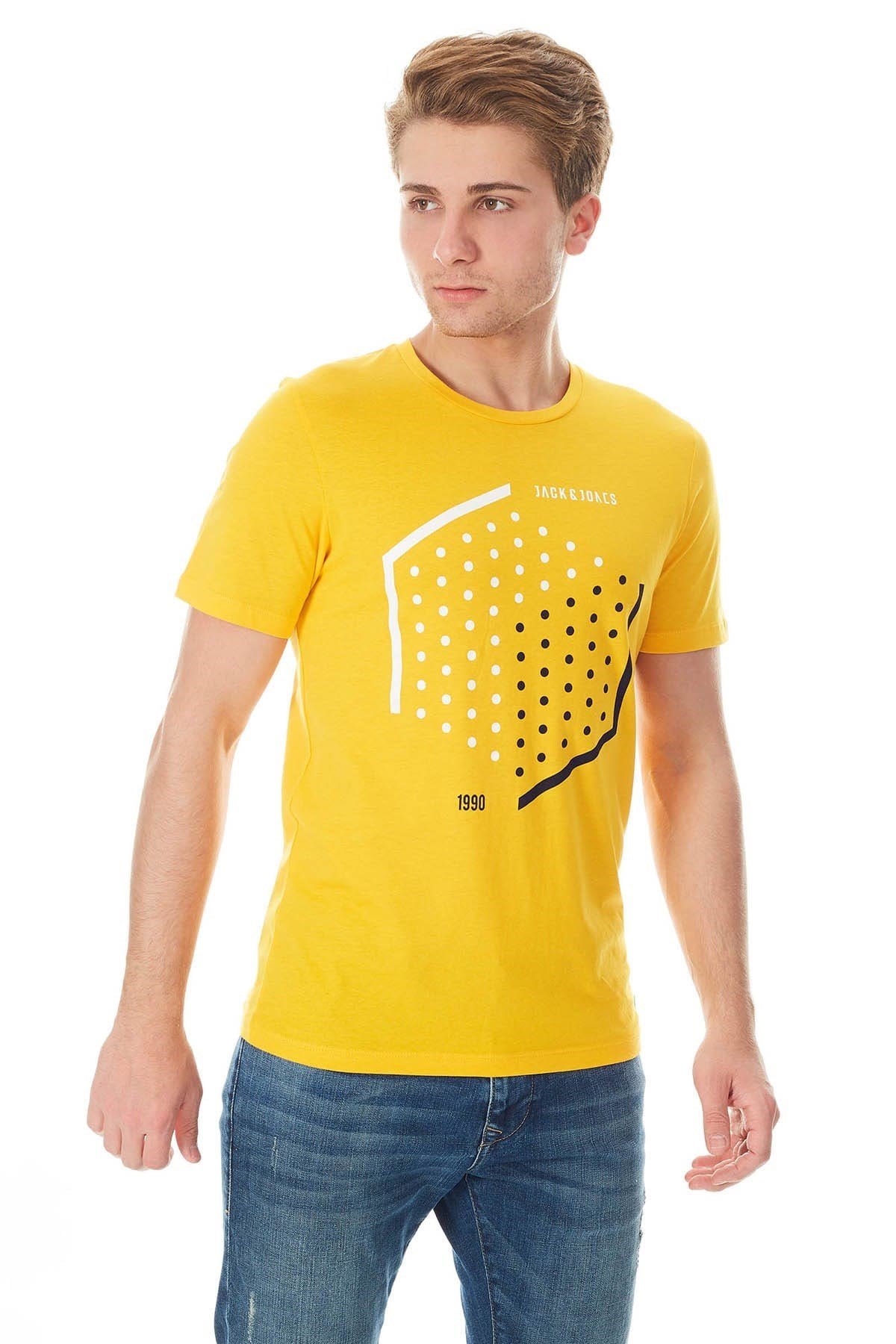 12149273Jack & Jones Jcoboost Tee Ss Crew Neck Erkek Tişört