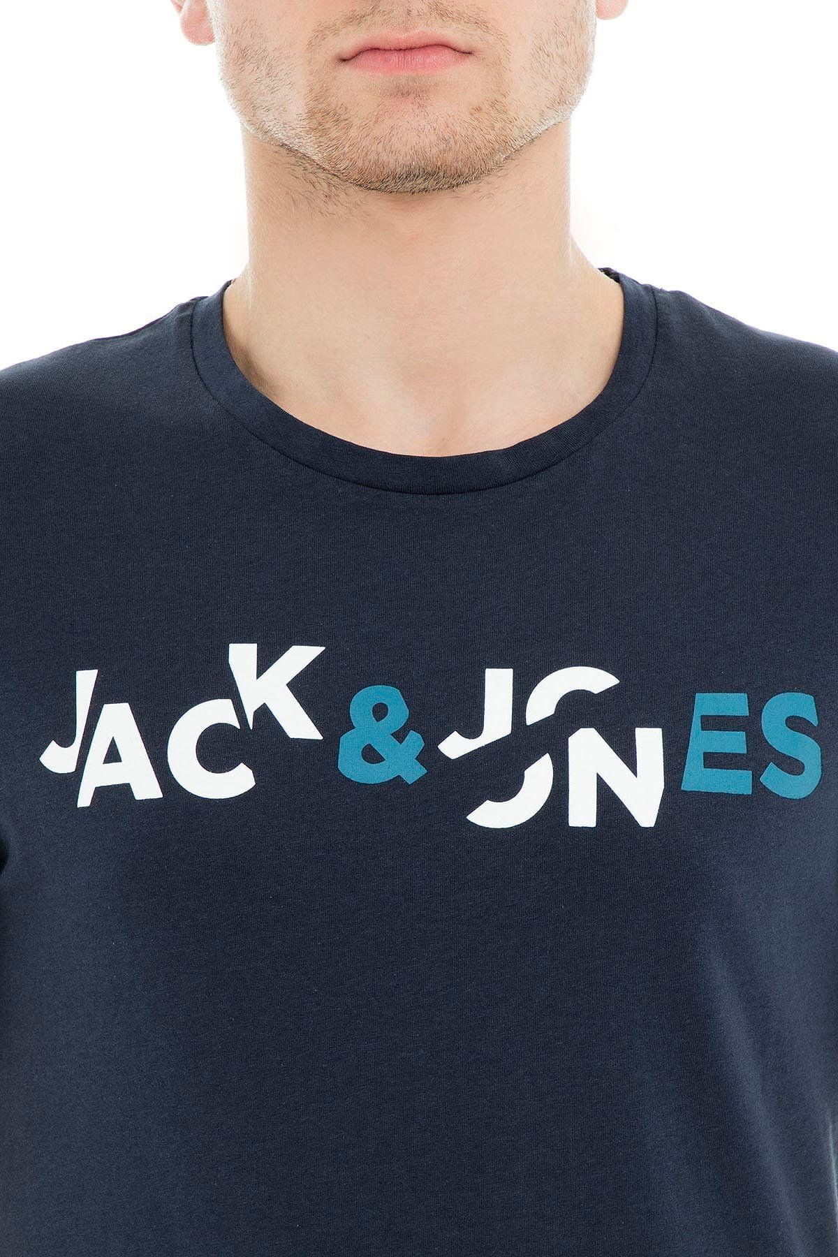 12149273Jack & Jones Jcoboost Tee Ss Crew Neck Erkek Tişört