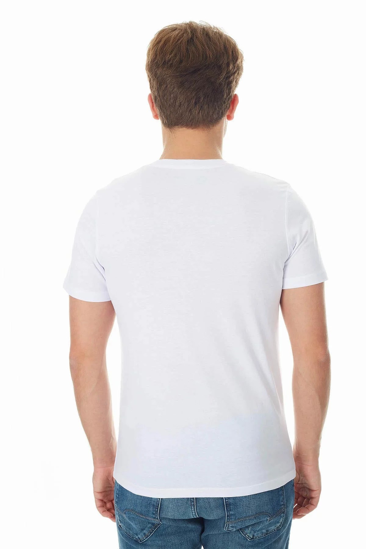 12149273Jack & Jones Jcoboost Tee Ss Crew Neck Erkek Tişört
