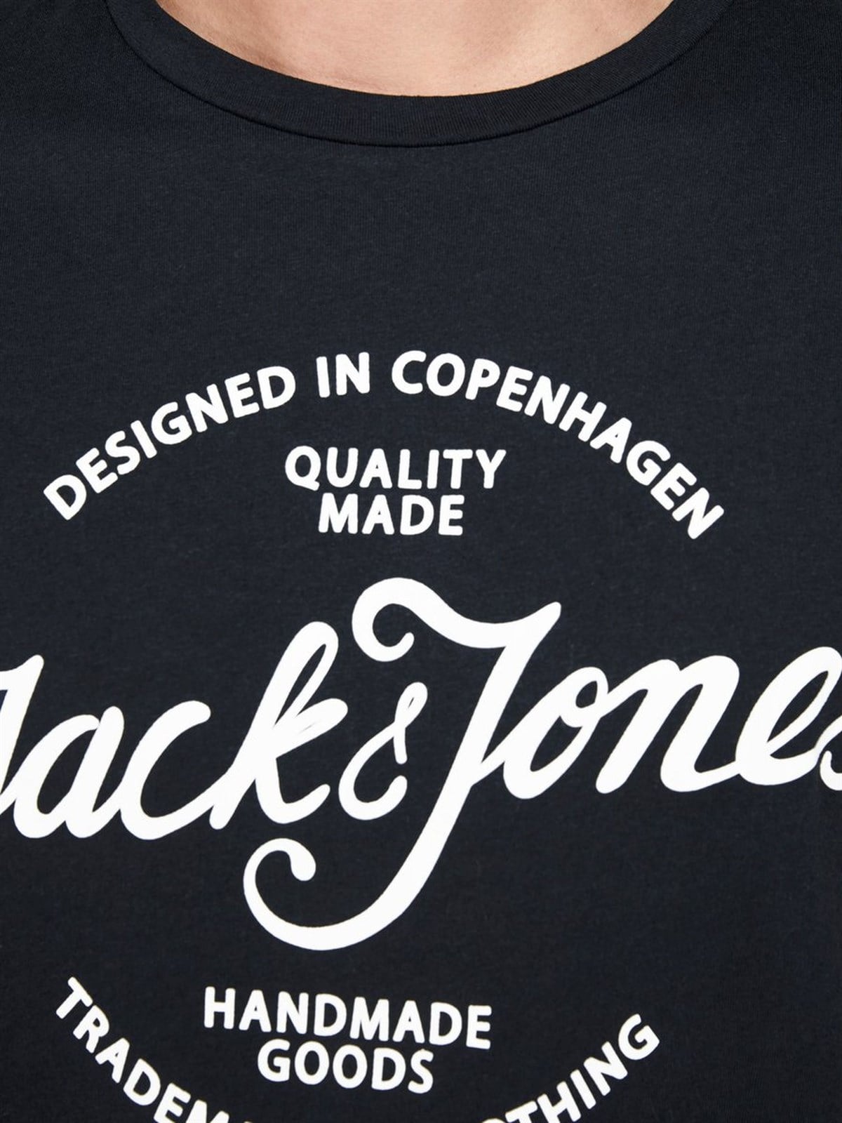 12135576NEBIMV3NEBIMV3|12135576|TapJACK & JONES JORNEWRAFFA TEE SS CREW NECK NOOS ERKEK T-SHIRT-Tap Shoe