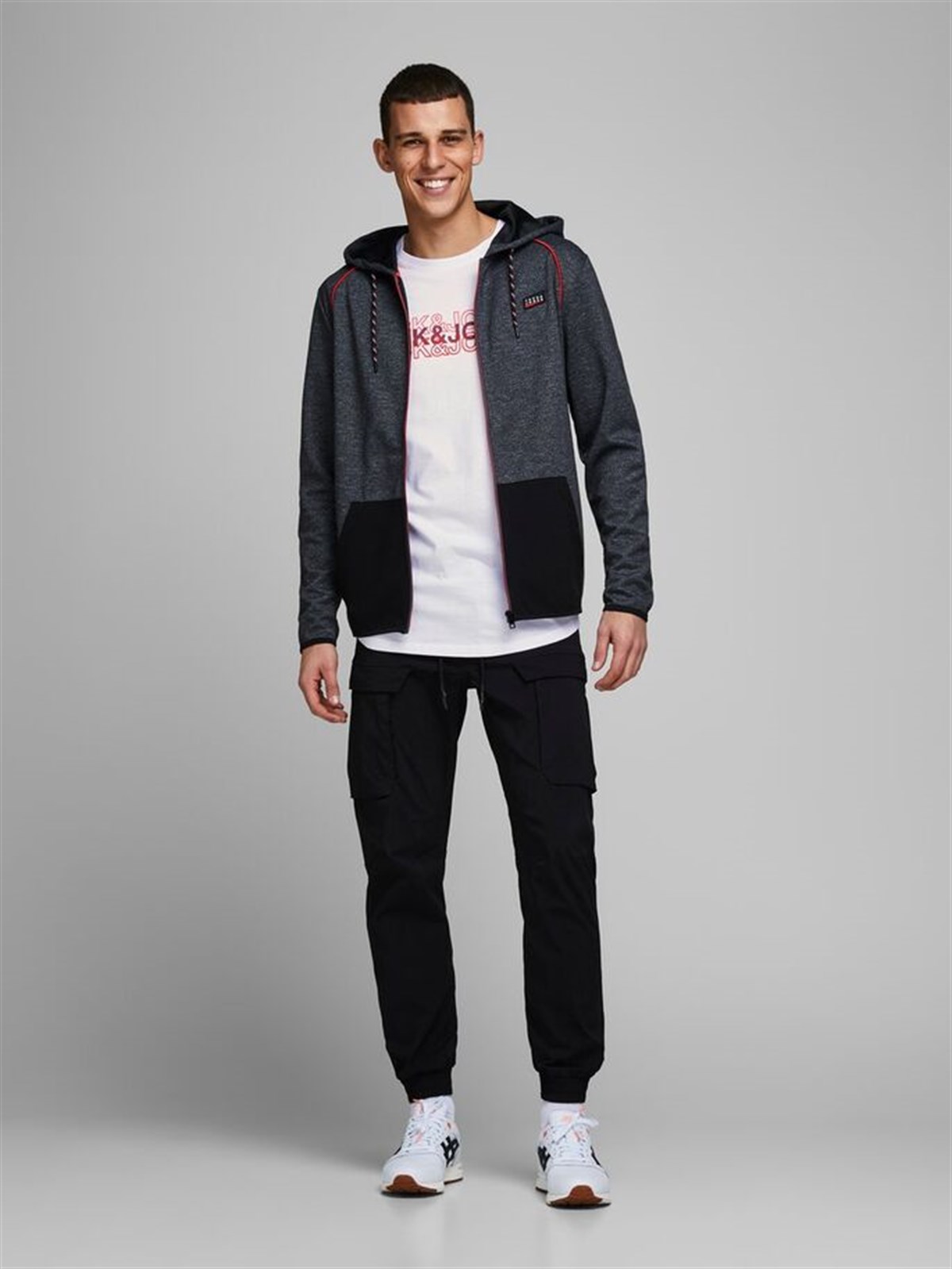 12171464Jack&Jones Jcoblane Tee SS Crew Neck Erkek T-Shirt-12171464