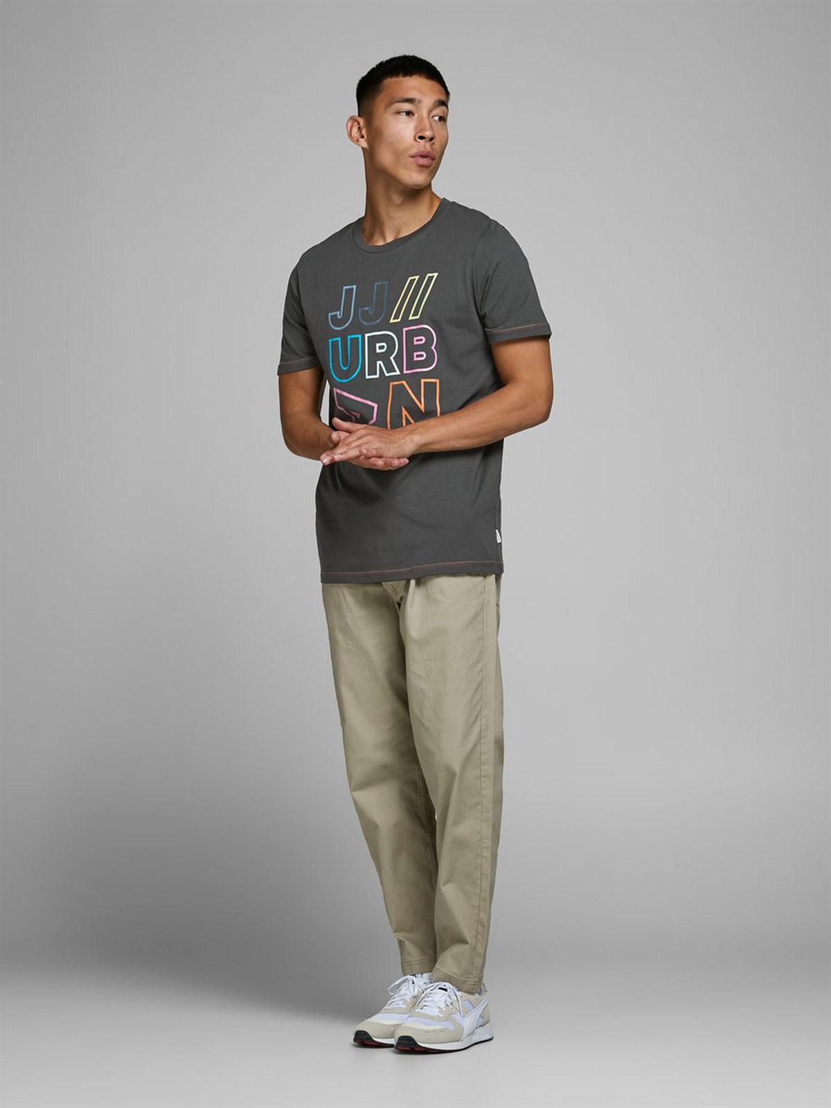 12171360Jack&Jones Jcojacob Tee SS Crew Neck Erkek Tişört - 12171375