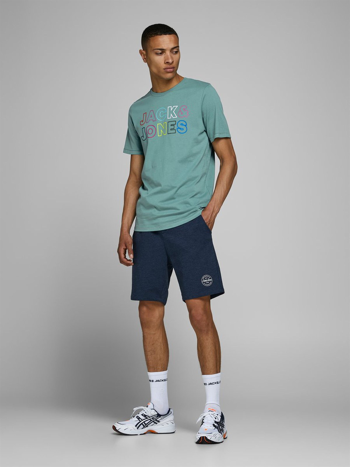 12171360Jack&Jones Jcojacob Tee SS Crew Neck Erkek Tişört - 12171375