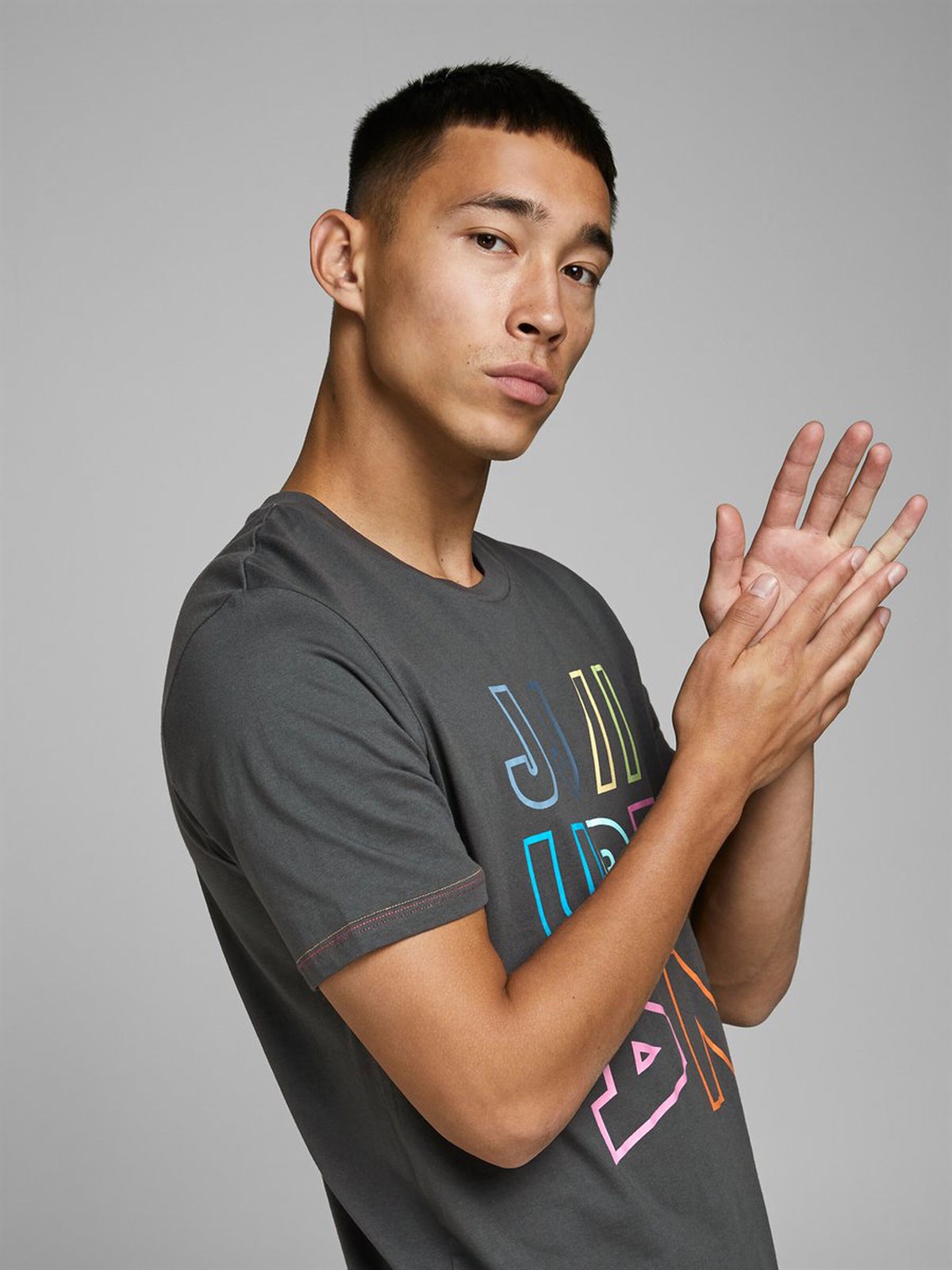 12171360Jack&Jones Jcojacob Tee SS Crew Neck Erkek Tişört - 12171375