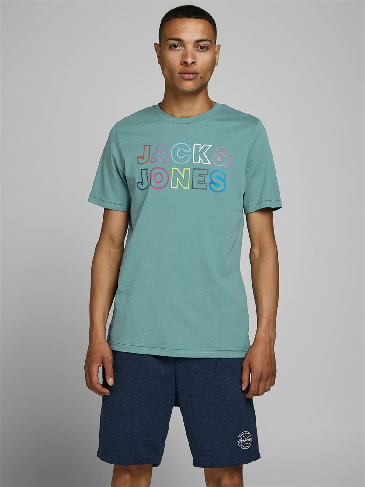 12171360Jack&Jones Jcojacob Tee SS Crew Neck Erkek Tişört - 12171375