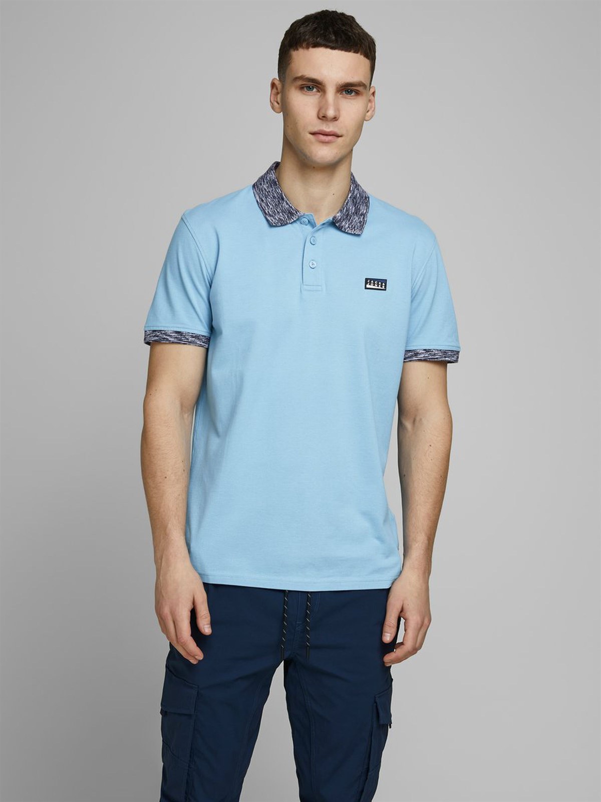 12171398Jack&Jones Jcomoose Erkek Polo Tişört