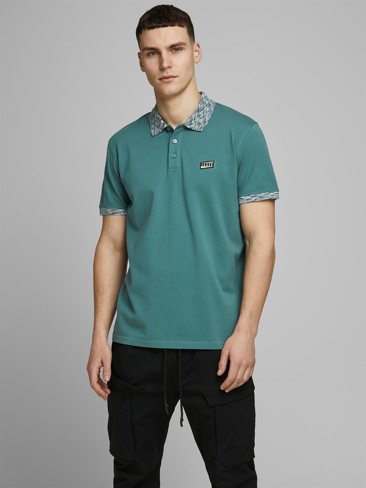 12171398Jack&Jones Jcomoose Erkek Polo Tişört