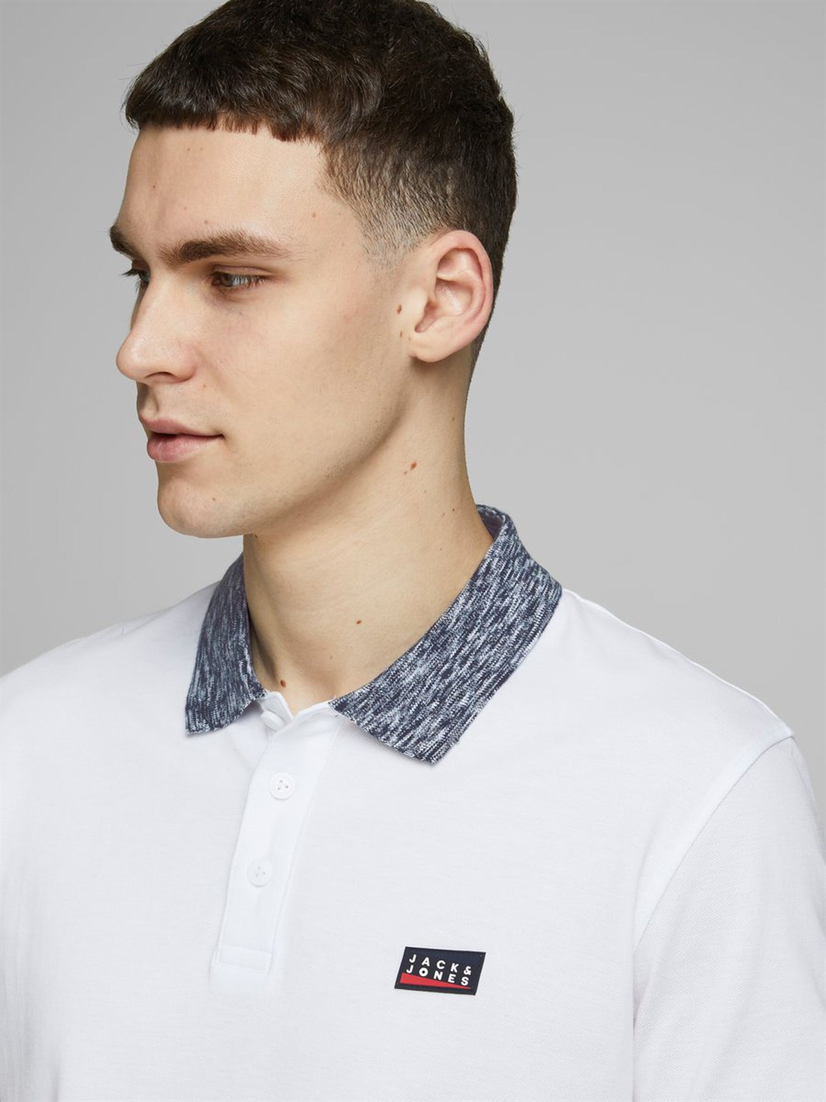 12171398Jack&Jones Jcomoose Erkek Polo Tişört