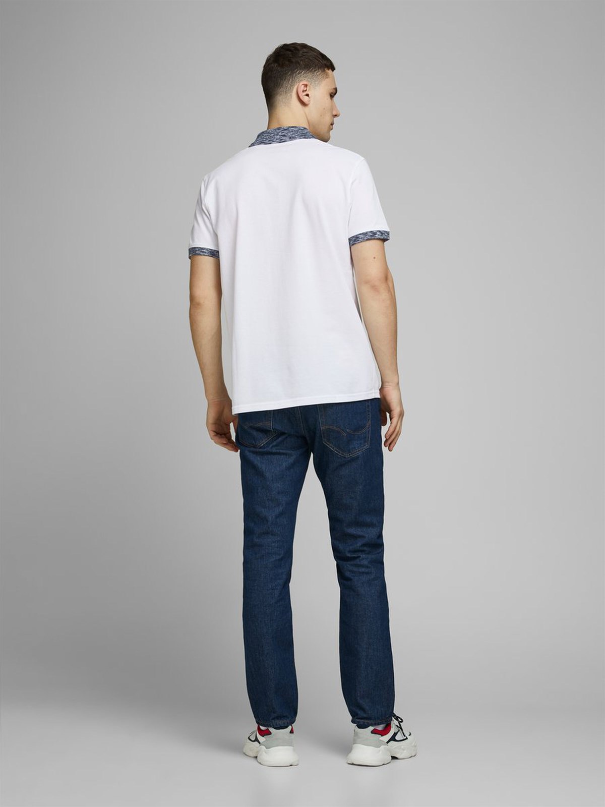 12171398Jack&Jones Jcomoose Erkek Polo Tişört