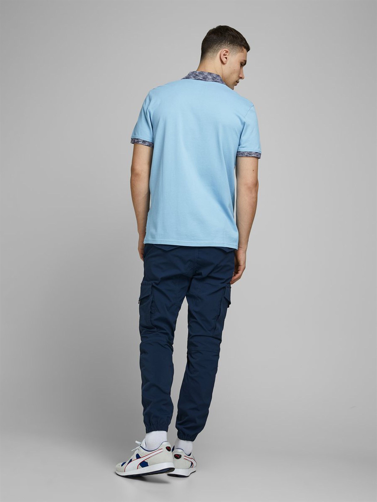 12171398Jack&Jones Jcomoose Erkek Polo Tişört