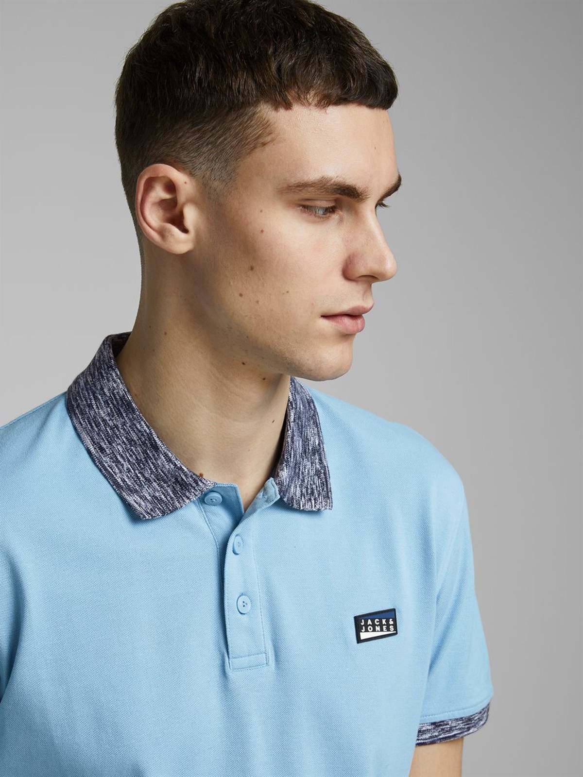 12171398Jack&Jones Jcomoose Erkek Polo Tişört