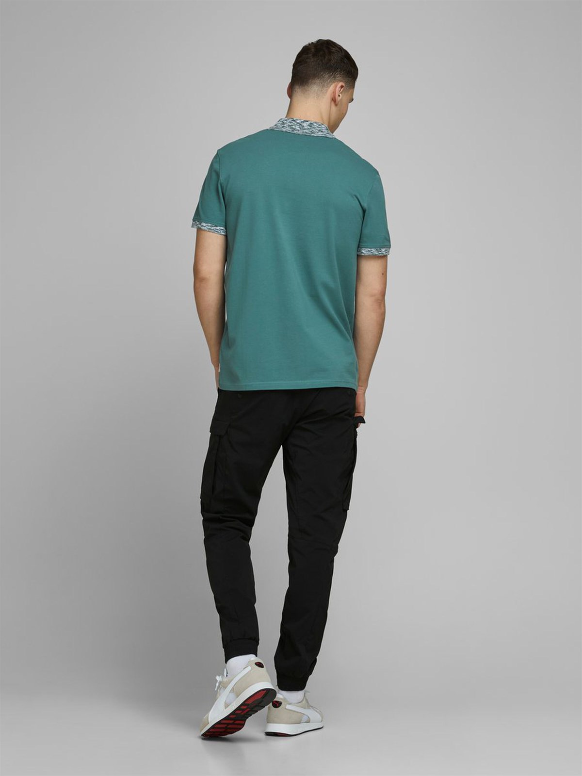 12171398Jack&Jones Jcomoose Erkek Polo Tişört