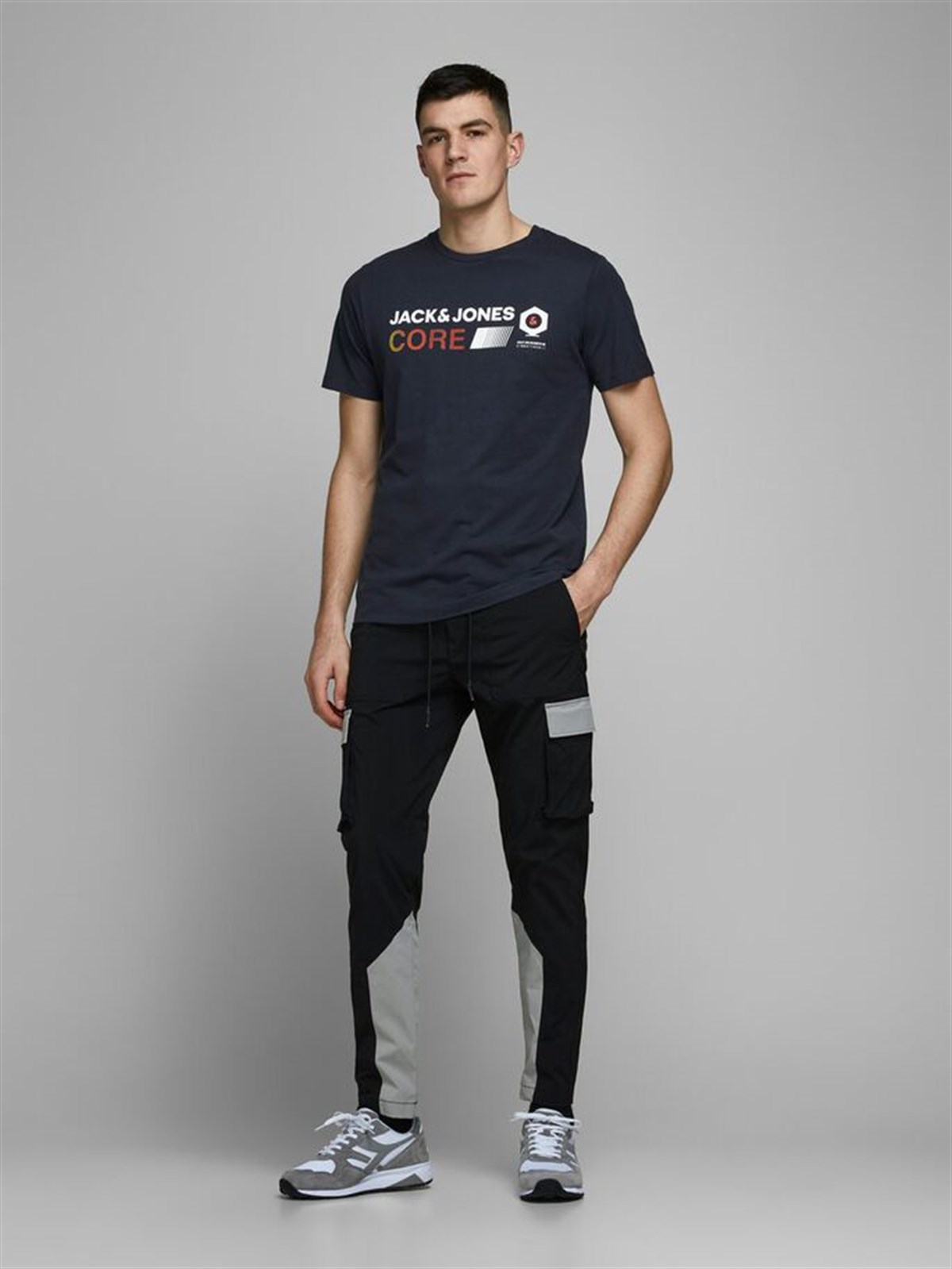 12174367Jack&Jones Jcopony Tee SS Crew Neck Fst Erkek T-Shirt-12174367