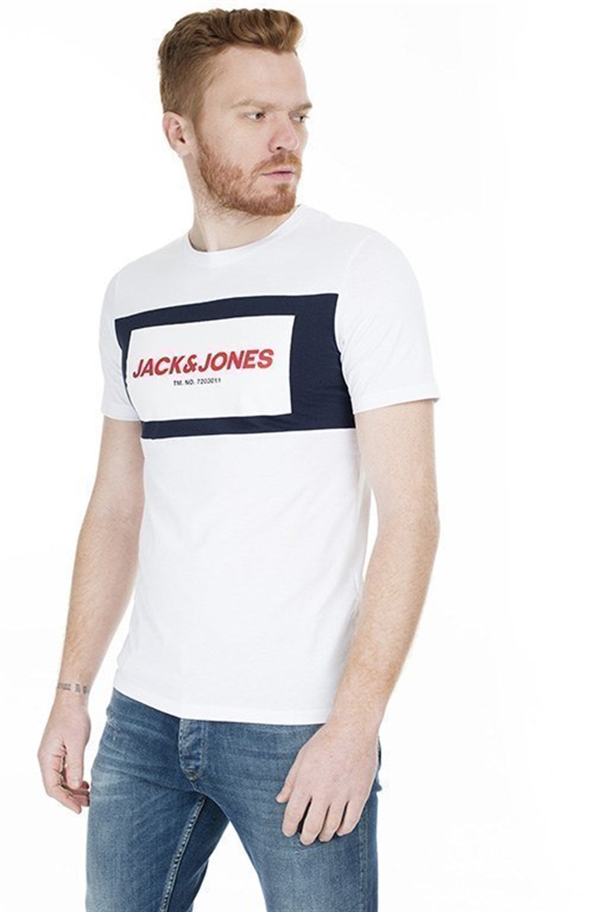 12172222Jack&Jones Jcoraba Tee SS Crew Neck Fst Erkek Tişört