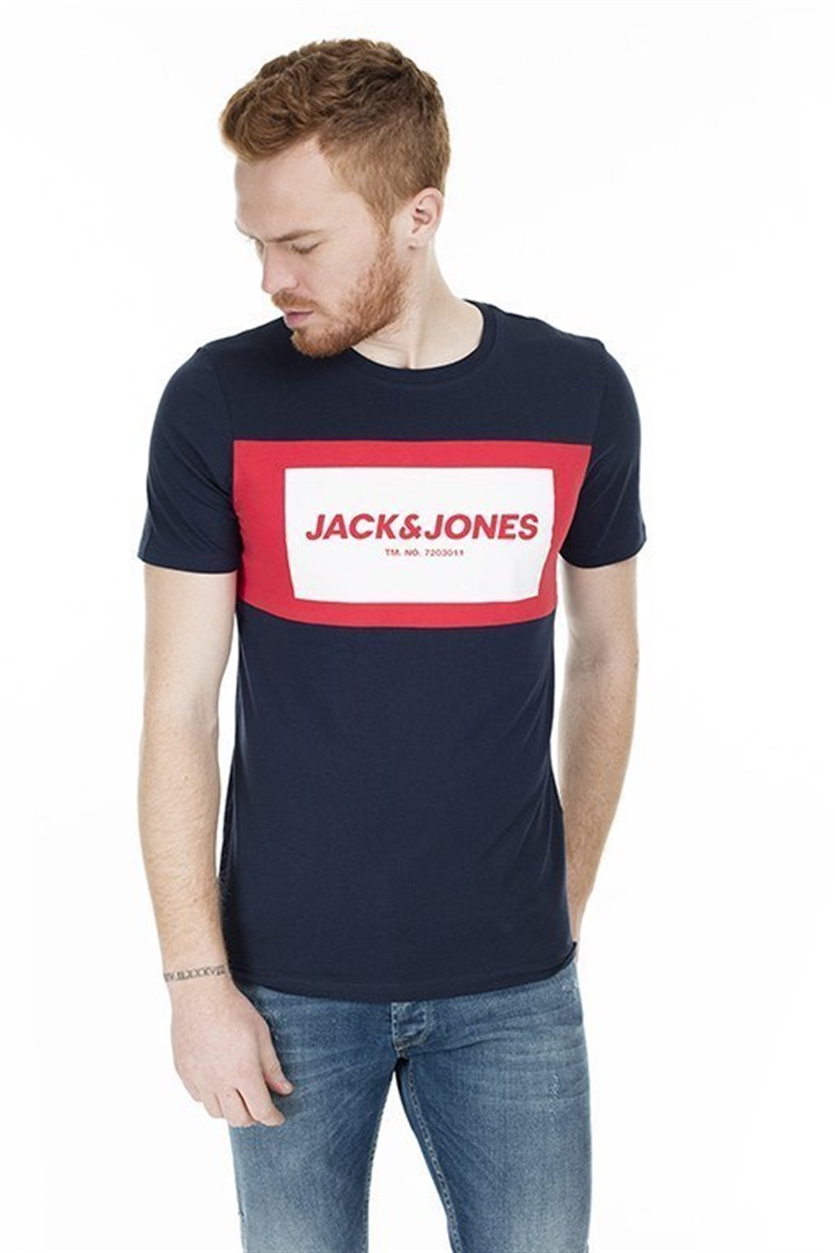 12172222Jack&Jones Jcoraba Tee SS Crew Neck Fst Erkek Tişört