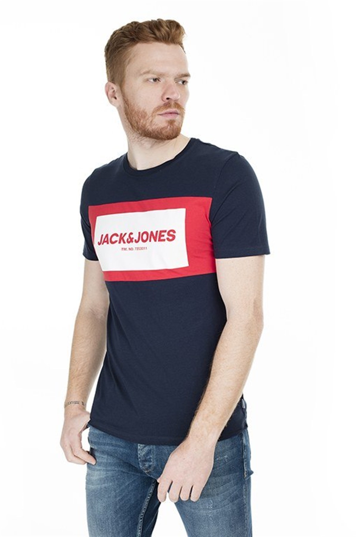 12172222Jack&Jones Jcoraba Tee SS Crew Neck Fst Erkek Tişört