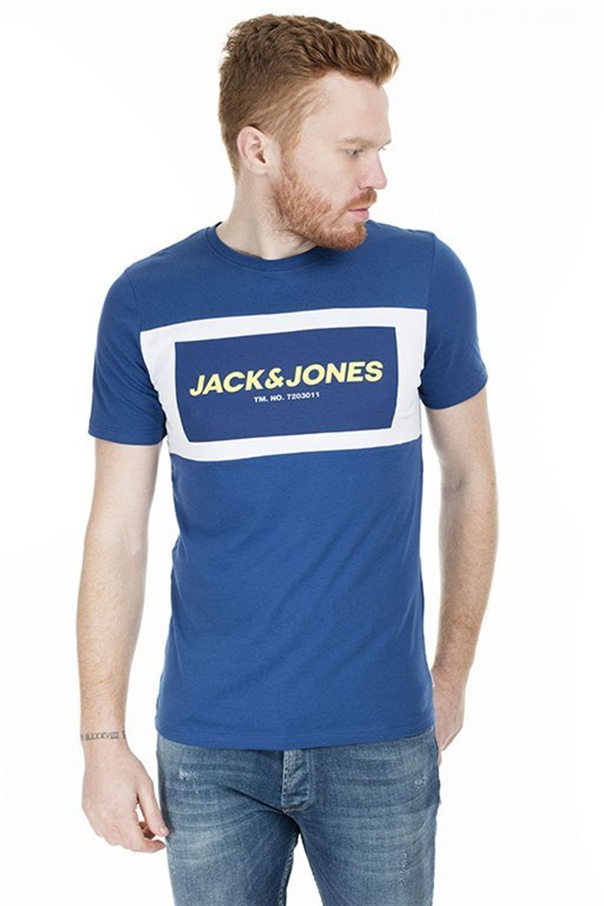 12172222Jack&Jones Jcoraba Tee SS Crew Neck Fst Erkek Tişört