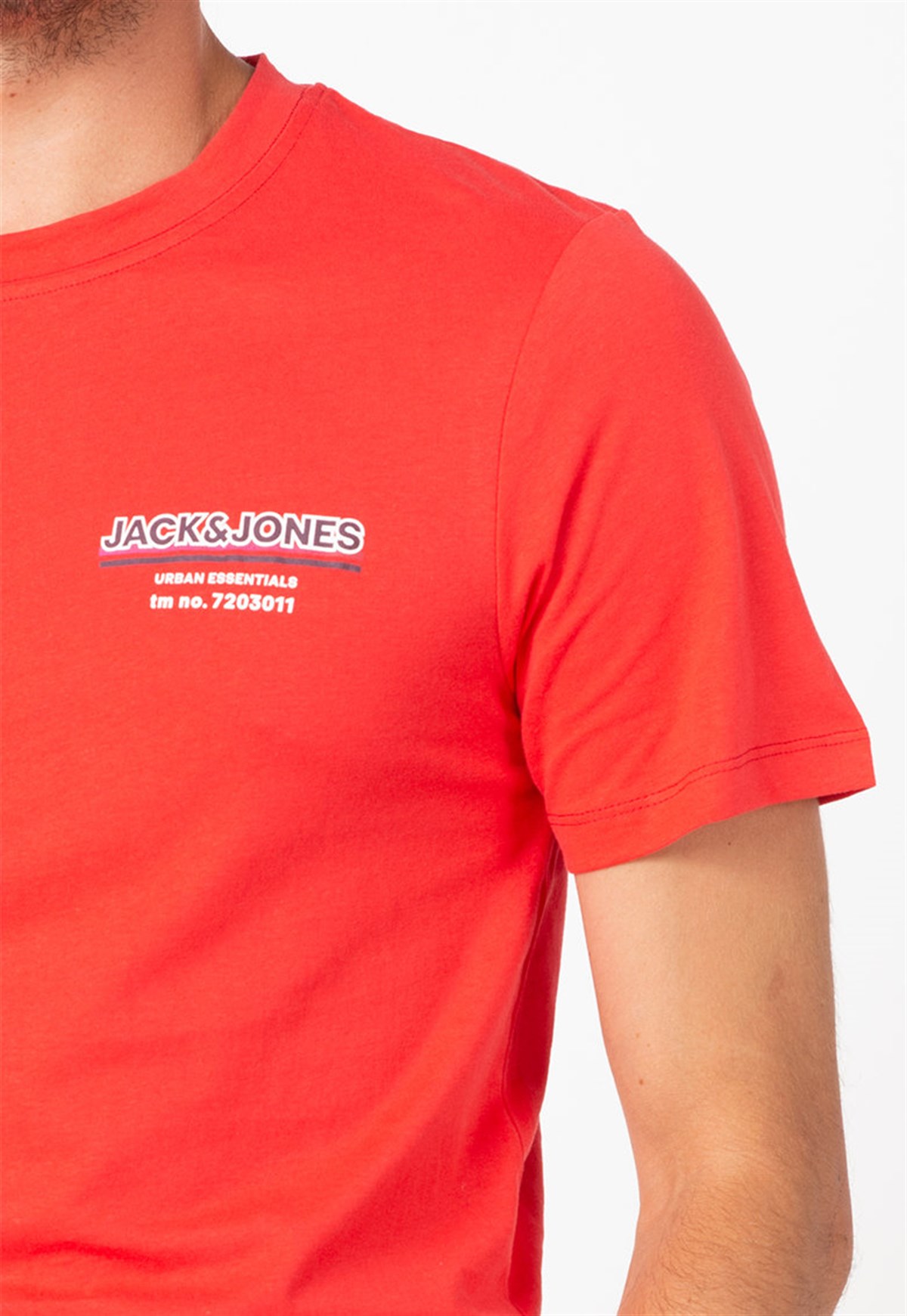 12171412Jack&Jones Jcoshade Tee SS Crew Neck Erkek T-Shirt-12171412