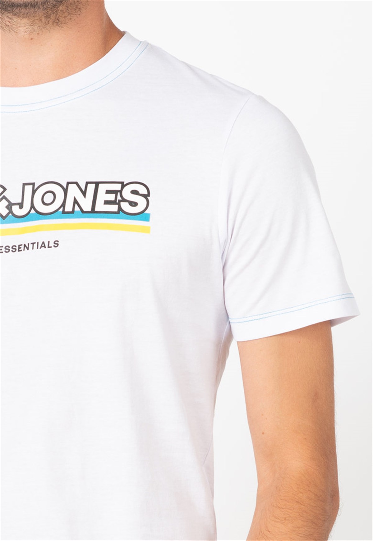 12171412Jack&Jones Jcoshade Tee SS Crew Neck Erkek T-Shirt-12171412