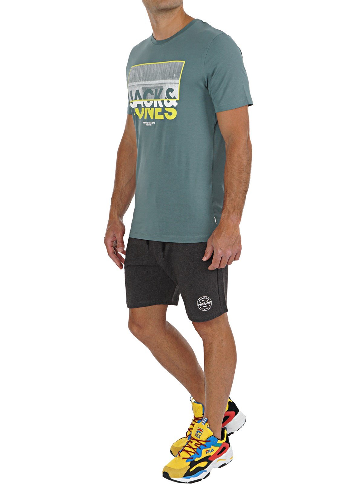 12174369Jack&Jones Jcotunel Tee SS Crew Neck Fst Erkek T-Shirt-12174369
